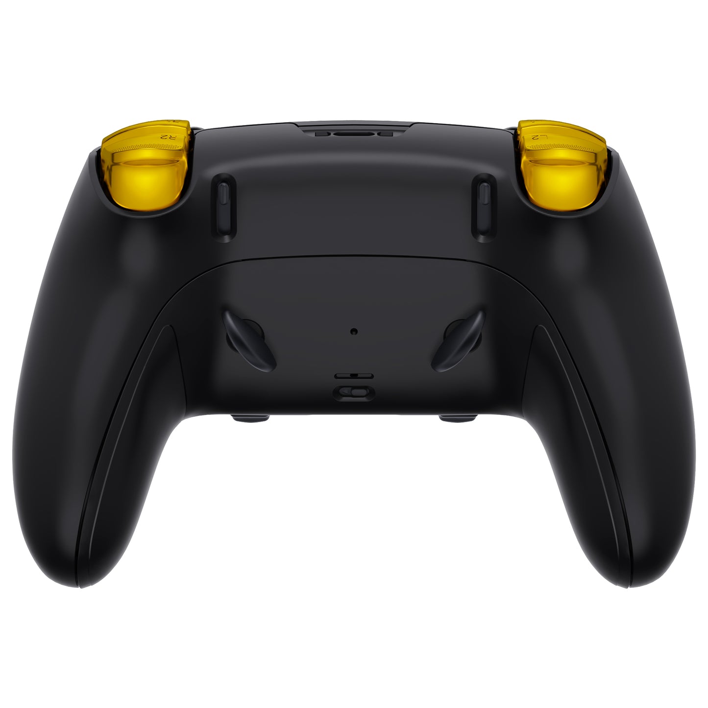 eXtremeRate PS5 edgeコントローラー対応交換対応用フルセットシェル&ボタン【神奈川沖の金色の波ブラック】