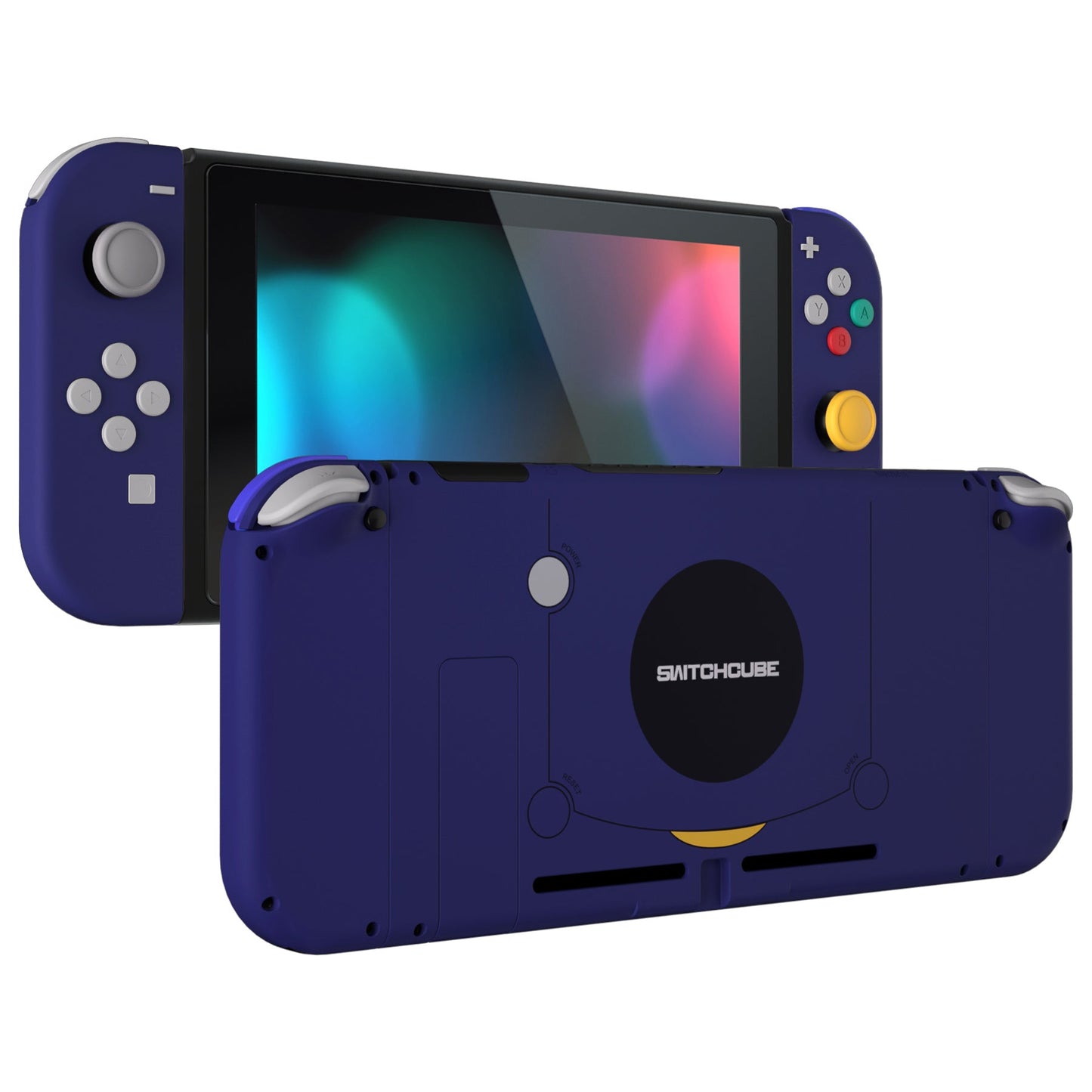 eXtremeRate Nintendo Switch用交換フルセットシェル&ボタン【クラシックNGCスタイル】