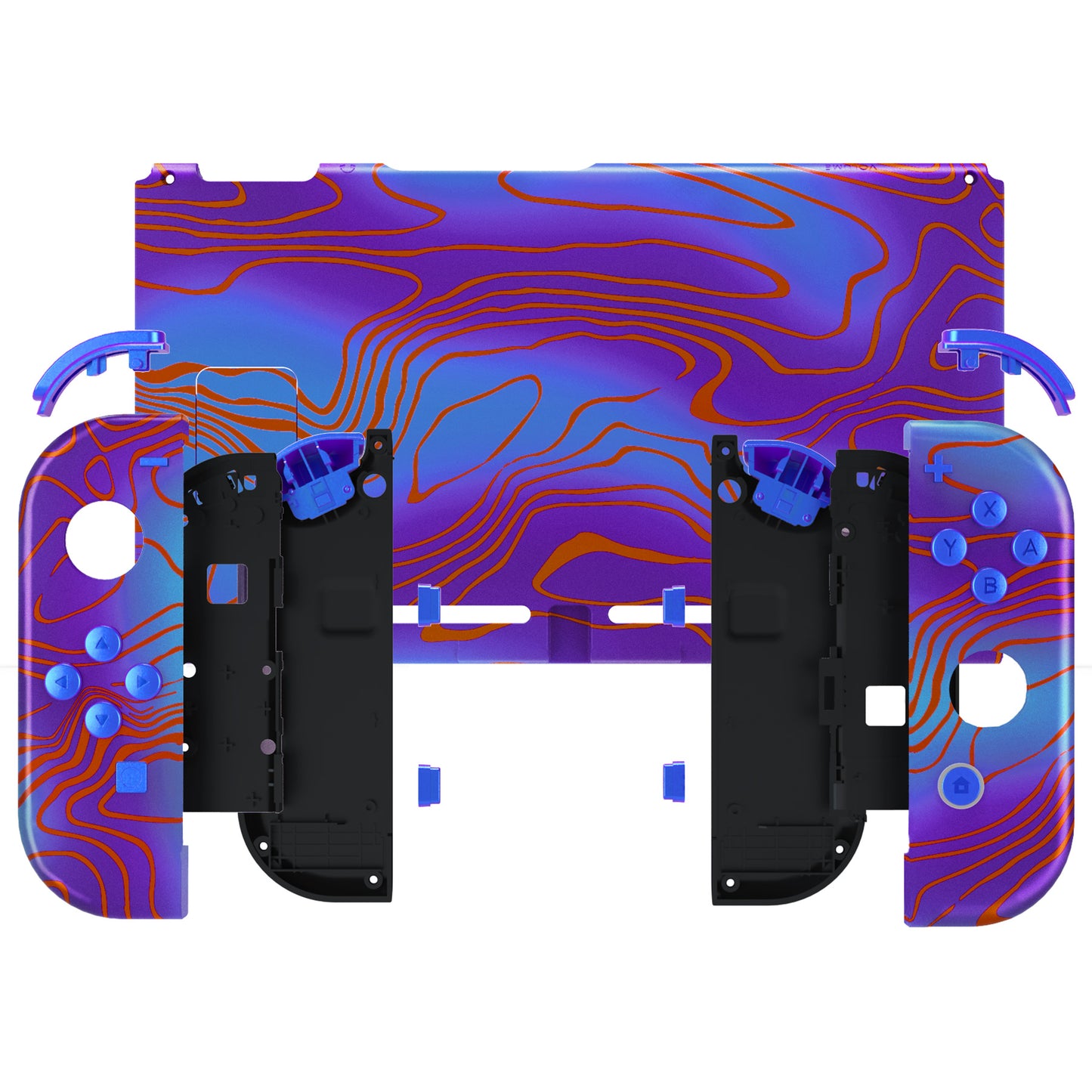 eXtremeRate Nintendo Switch用交換フルセットシェル&ボタン【ダマスクス】