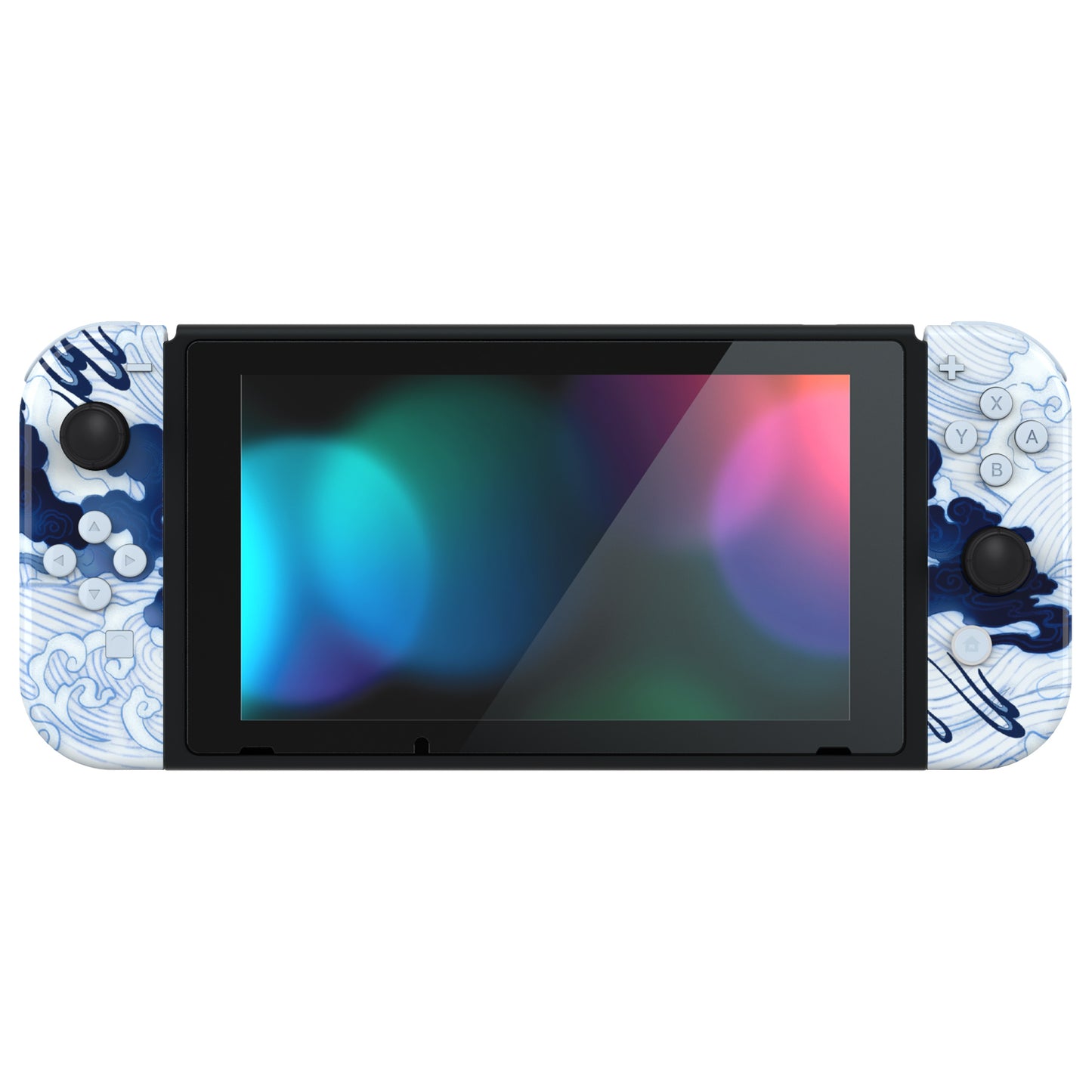 eXtremeRate Nintendo Switch用交換フルセットシェル&ボタン【磁器の龍】