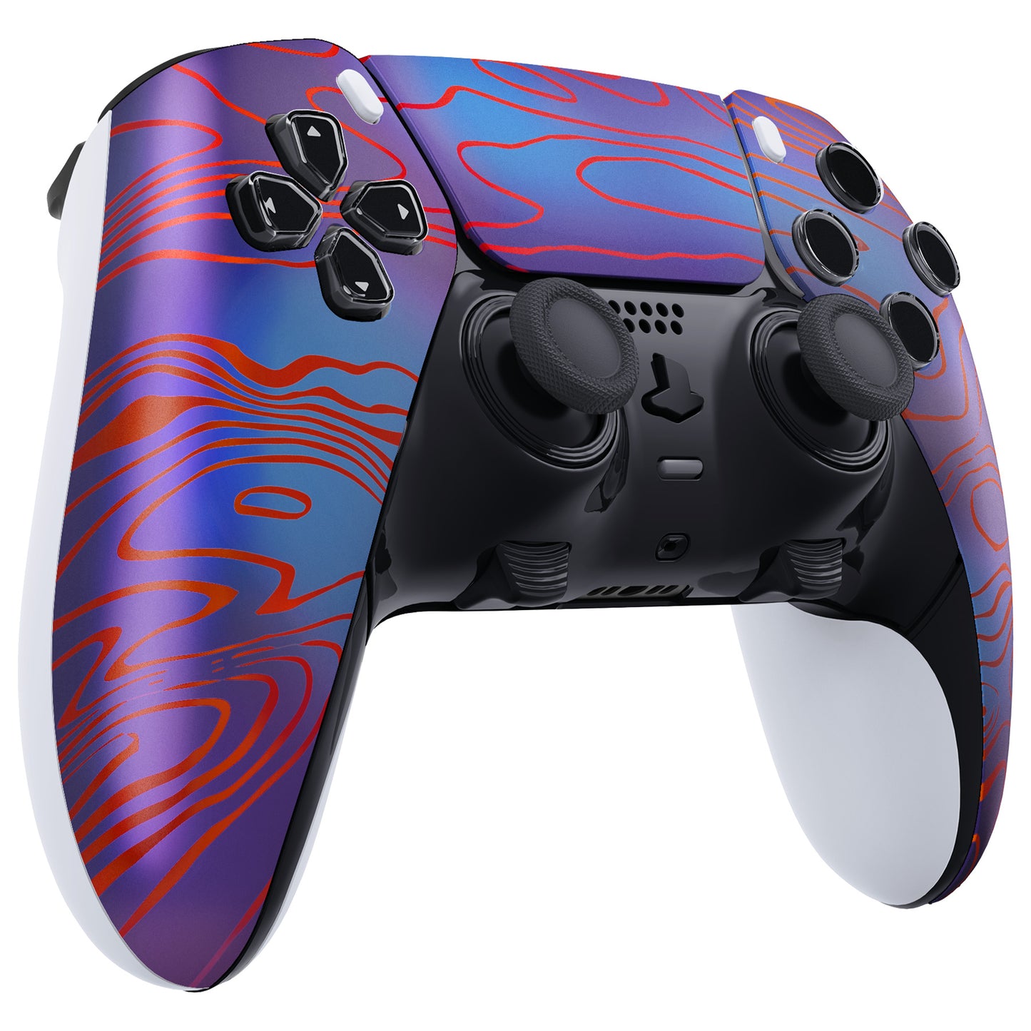 eXtremeRate PS5 edgeコントローラー対応交換対応用左右フロントハウジングシェル&タッチパッド【ダマスクス】