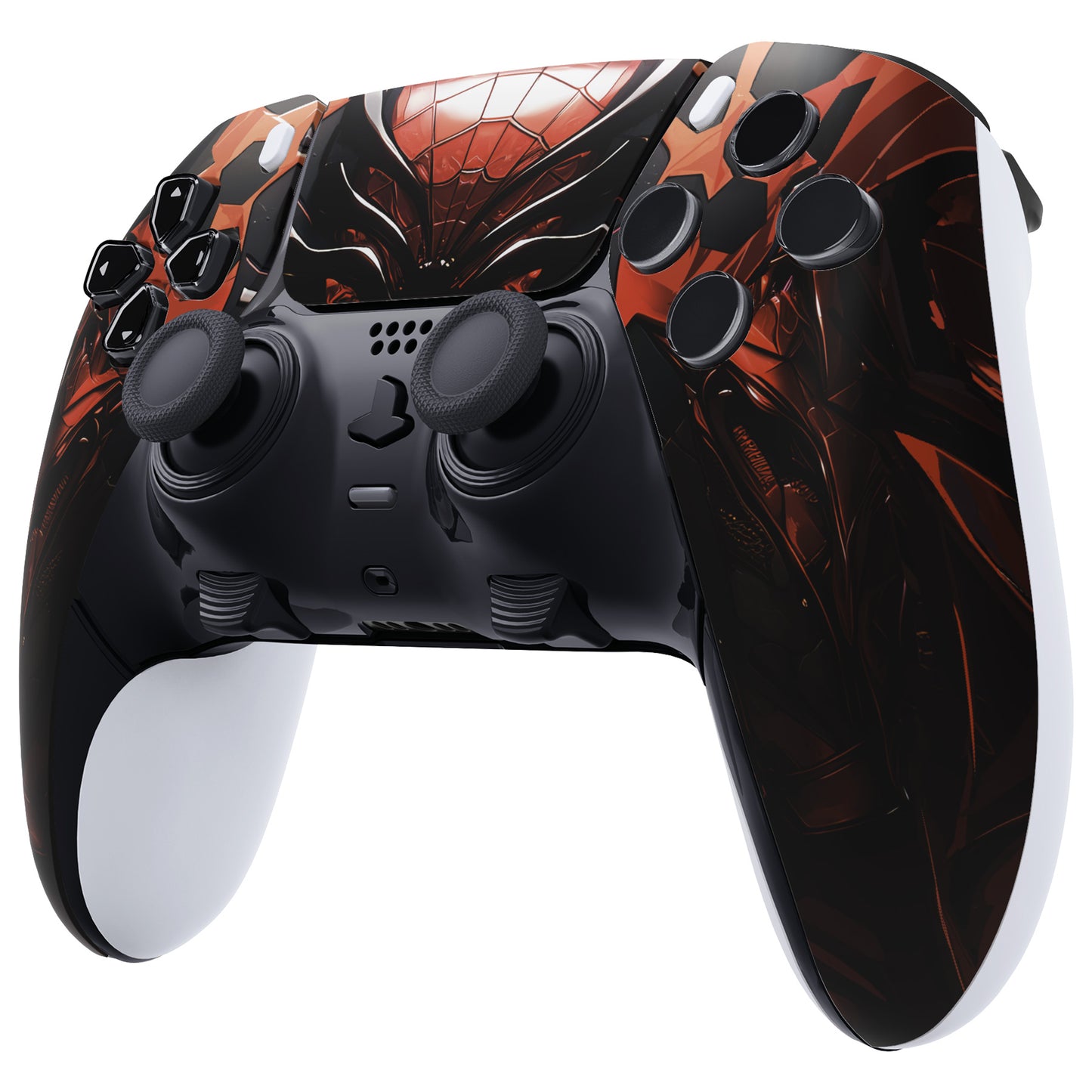 eXtremeRate PS5 edgeコントローラー対応交換対応用左右フロントハウジングシェル&タッチパッド【マシンスパイダー】