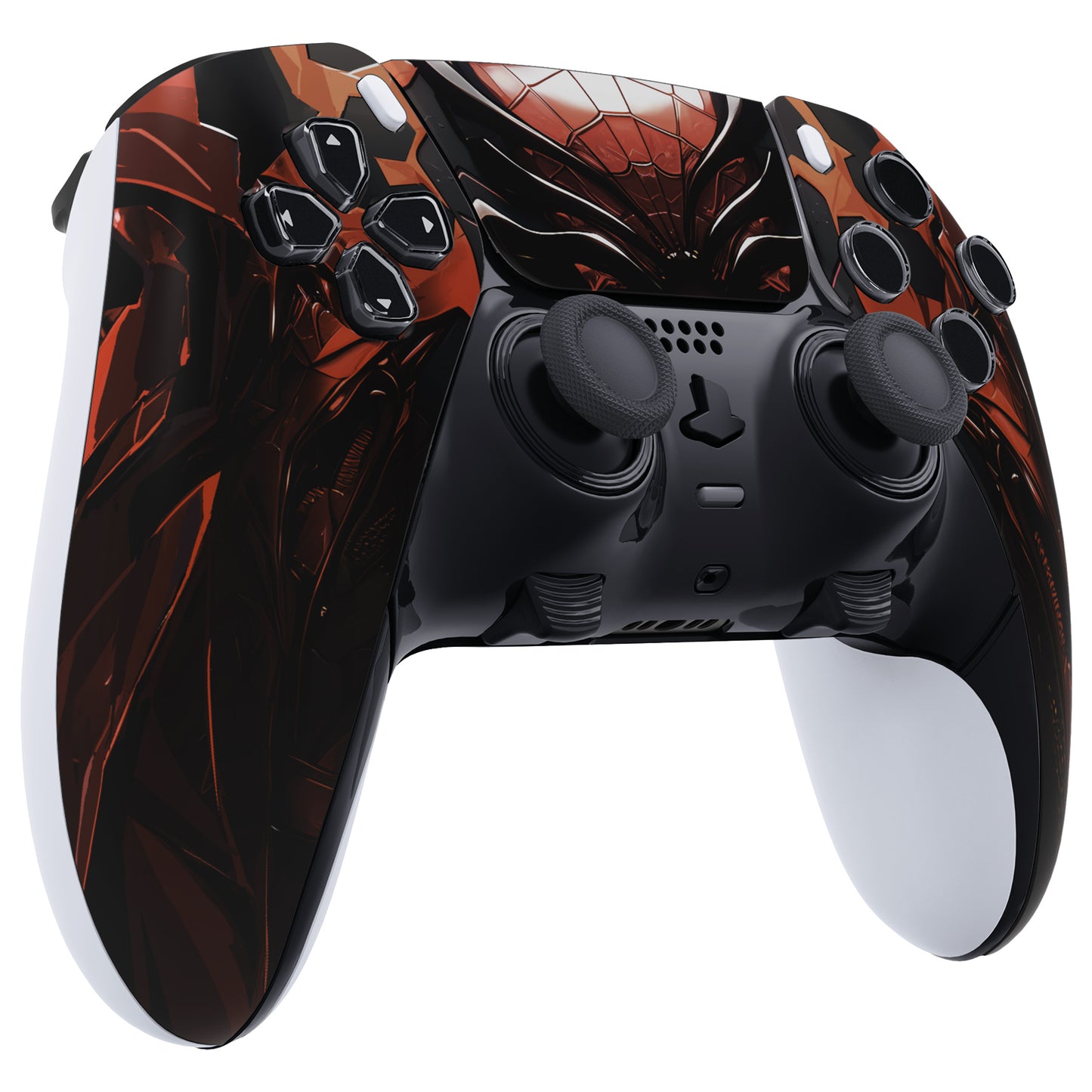 eXtremeRate PS5 edgeコントローラー対応交換対応用左右フロントハウジングシェル&タッチパッド【マシンスパイダー】