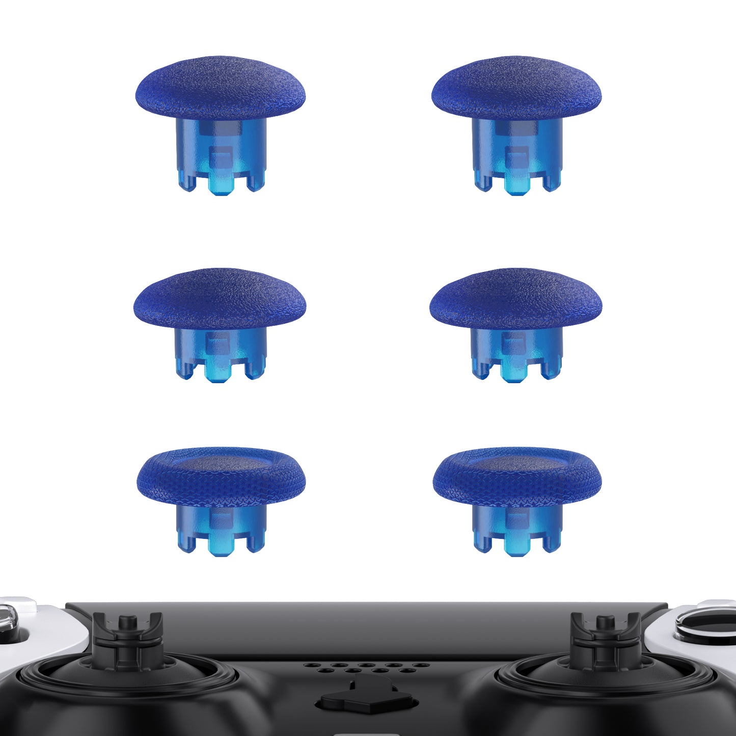 eXtremeRate PS5 edgeコントローラー対応交換対応用スワップ可能なサムスティック【クリアブルー】