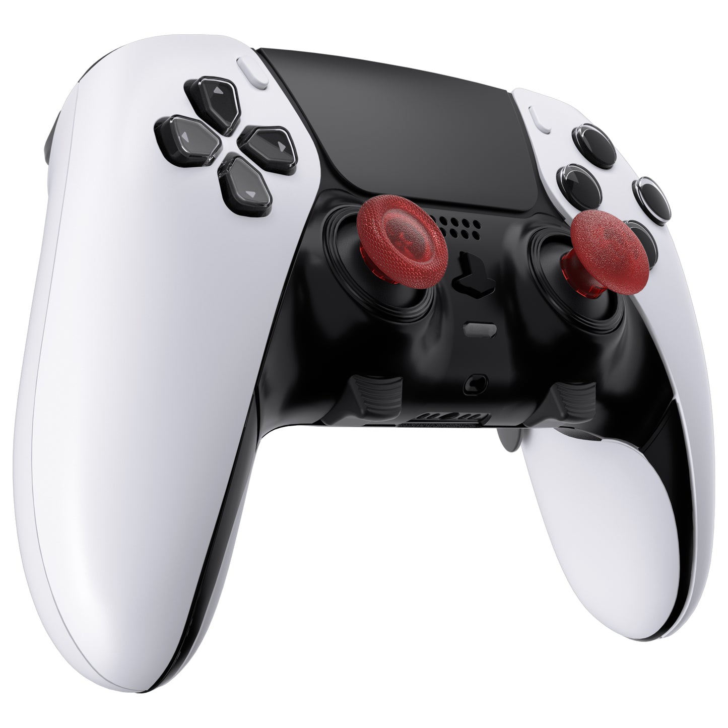 eXtremeRate PS5 edgeコントローラー対応交換対応用スワップ可能なサムスティック【クリアレッド】
