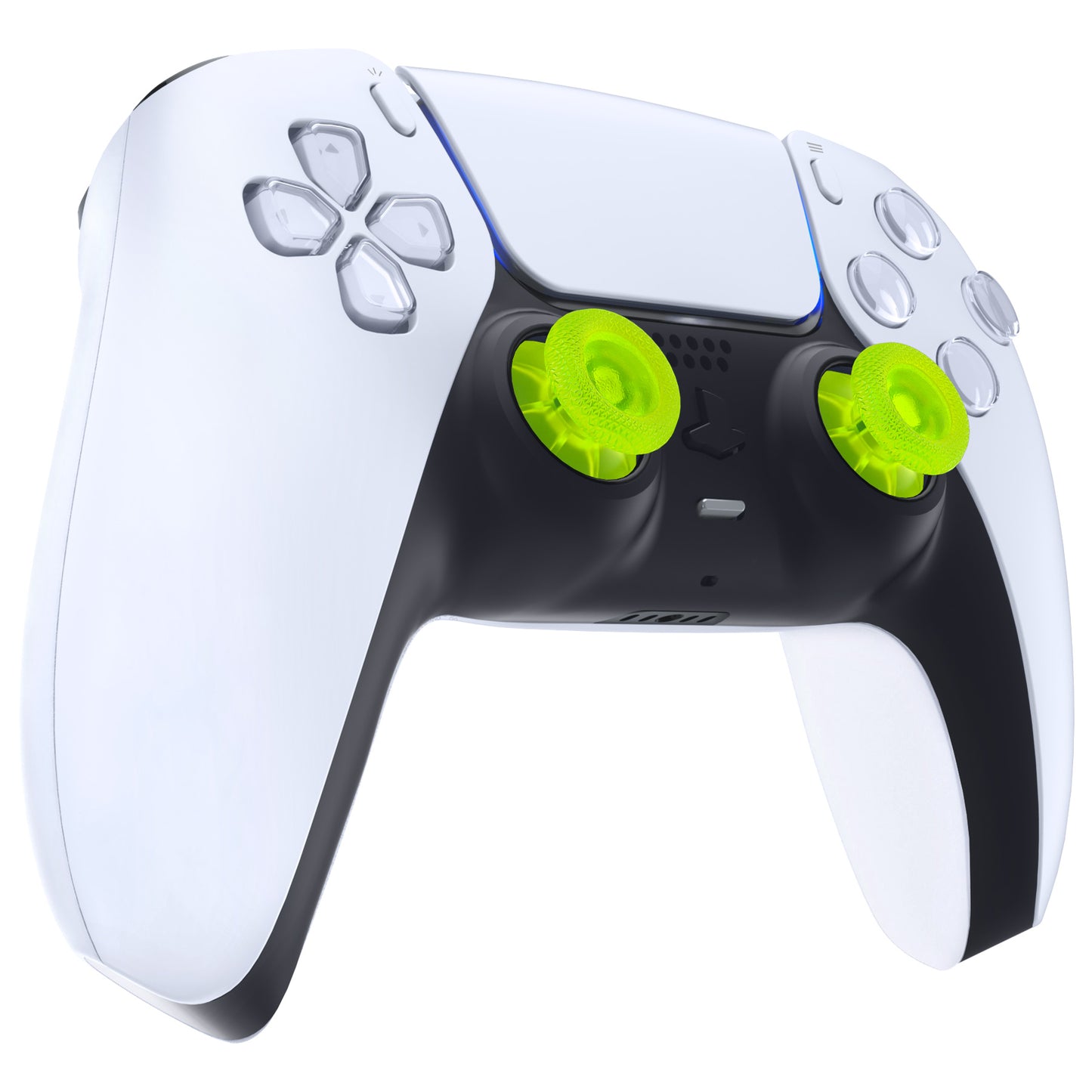 eXtremeRate PS5&PS4全モデルのコントローラー対応交換対応用サムスティックアナログスティックジョイスティック【クリアライムグリーン】