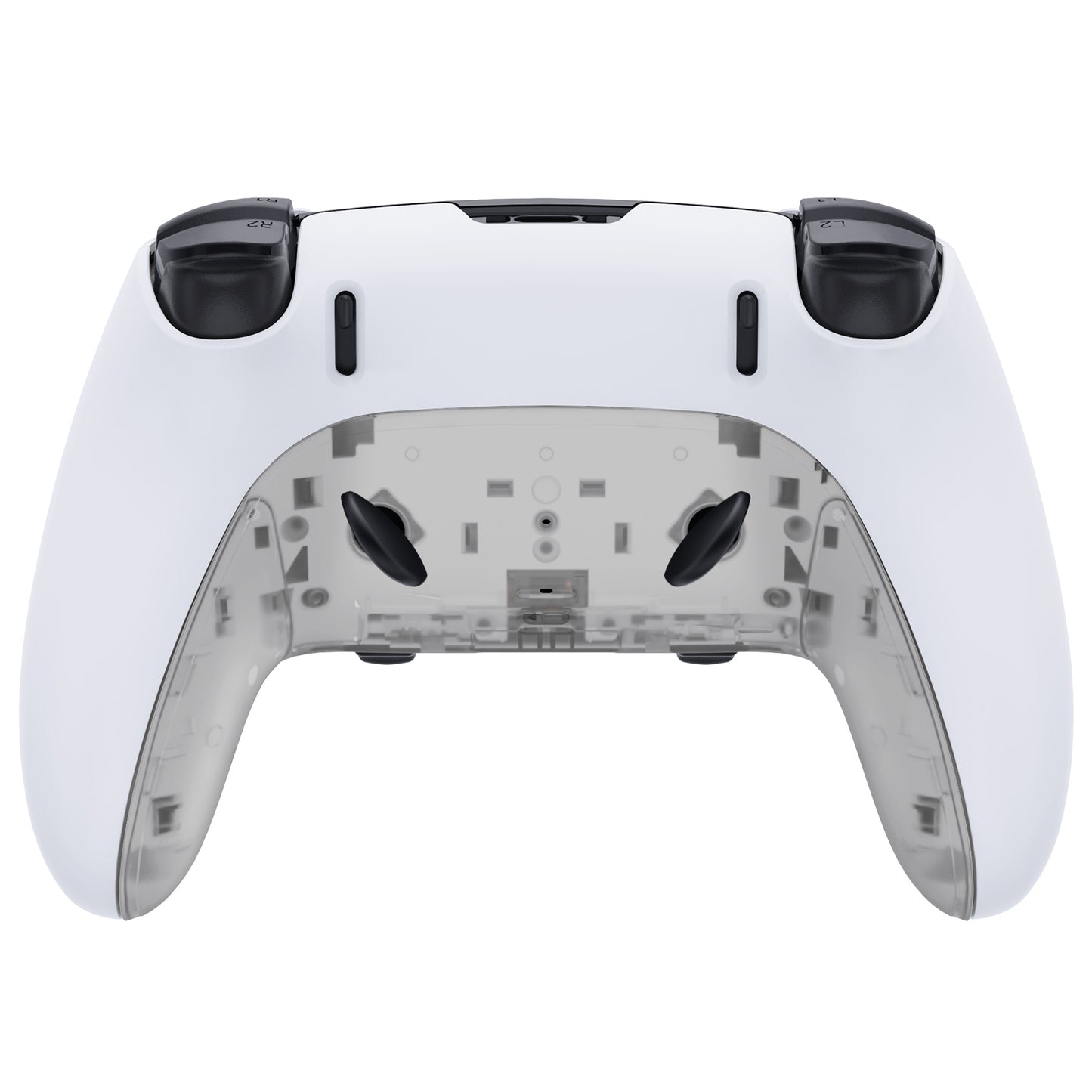 eXtremeRate PS5 edgeコントローラー対応交換対応用トップ&ボトム装飾トリムシェル【暗闇で光る-グリーン】