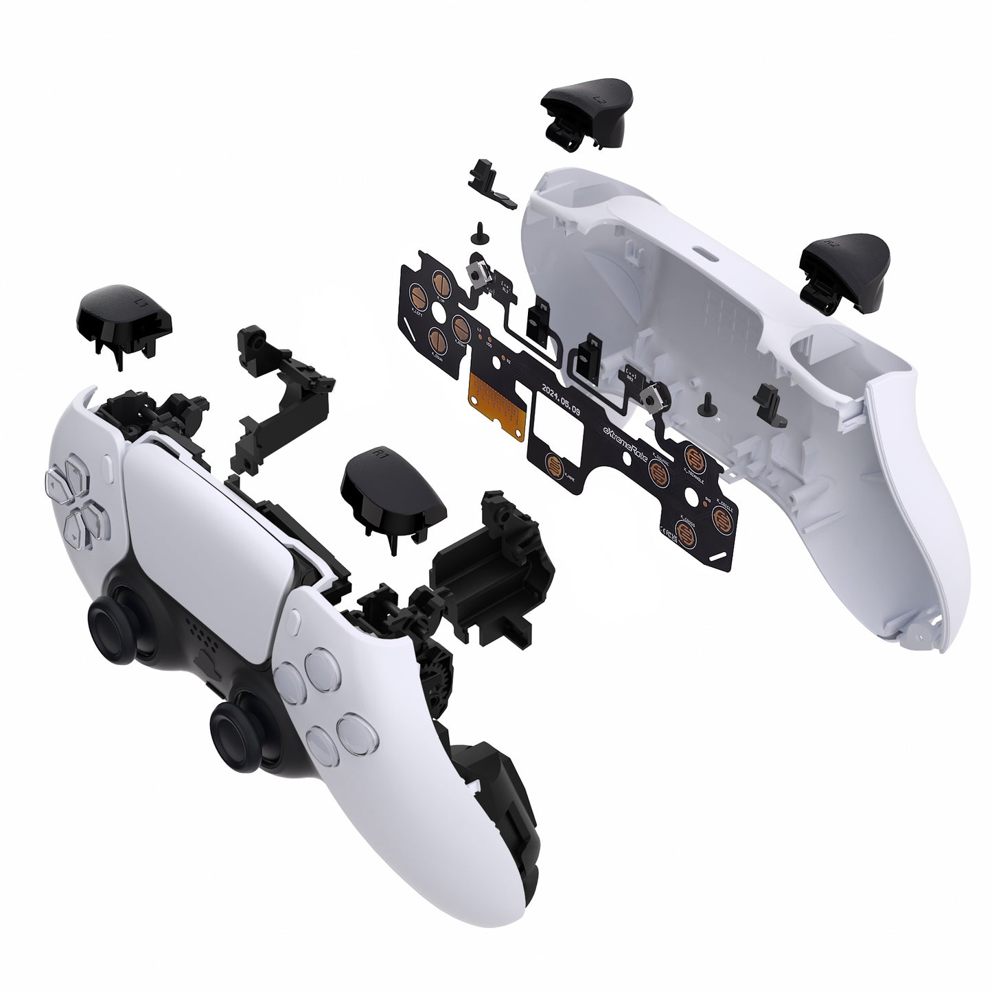 eXtremeRate PS5コントローラーBDM-040/050対応用ショルダーボタン対応用マイクロスイッチ-ストロングバージョンクリッキーヘアトリガーキットV2