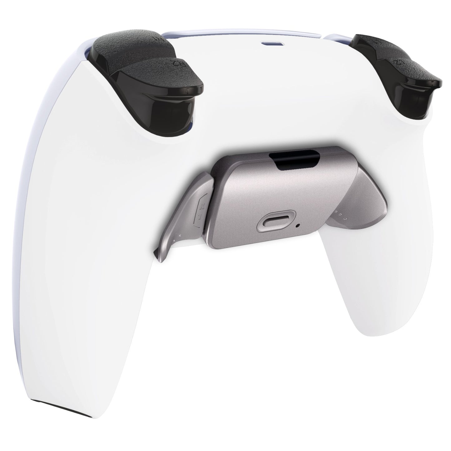 eXtremeRate PS5コントローラーBDM-030/040/050対応用ブラックリアルメタルボタン(RMB)バージョンRISE V3リマップキット【ホワイト】