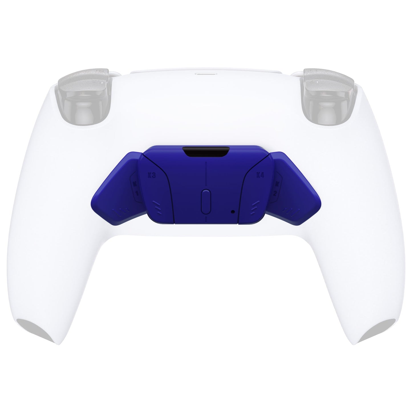eXtremeRate RISEをRISE4キットに変更-PS5コントローラー対応eXtremeRate RISE & RISE4リマップキット対応用再設計されたK1 K2 K3 K4バックボタンハウジング&リマップPCBボード【深い青紫色】