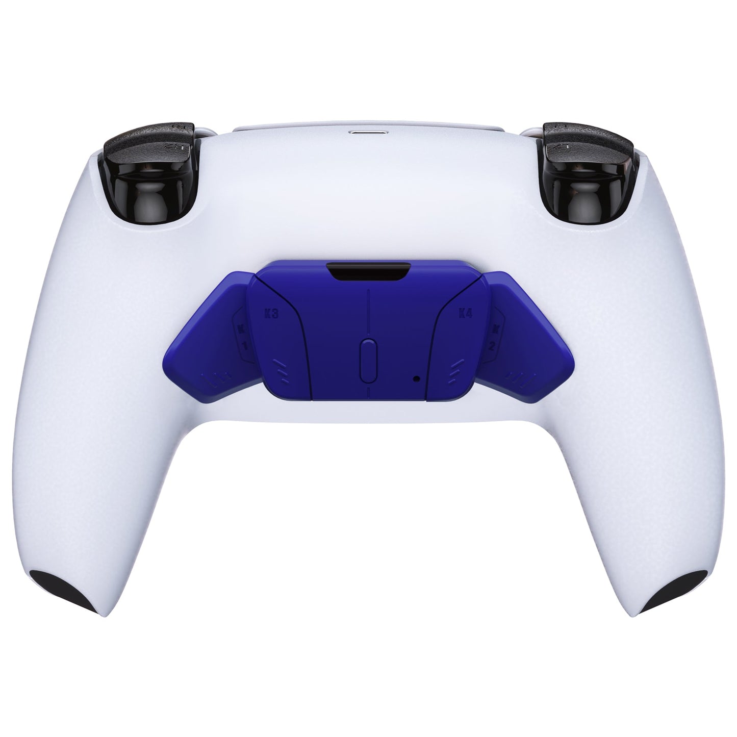 eXtremeRate RISEをRISE4キットに変更-PS5コントローラー対応eXtremeRate RISE & RISE4リマップキット対応用再設計されたK1 K2 K3 K4バックボタンハウジング&リマップPCBボード【深い青紫色】