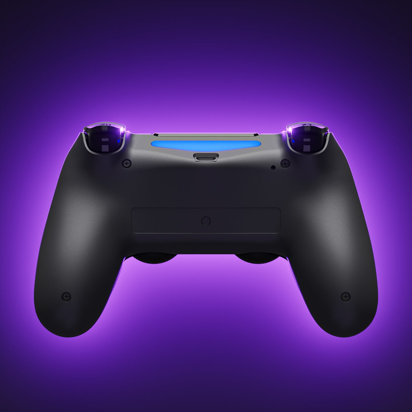 eXtremeRate PS4 Slim ProコントローラーJDM-040/050/055対応用 Type-Cバージョン ボトムシェル【ブラック】