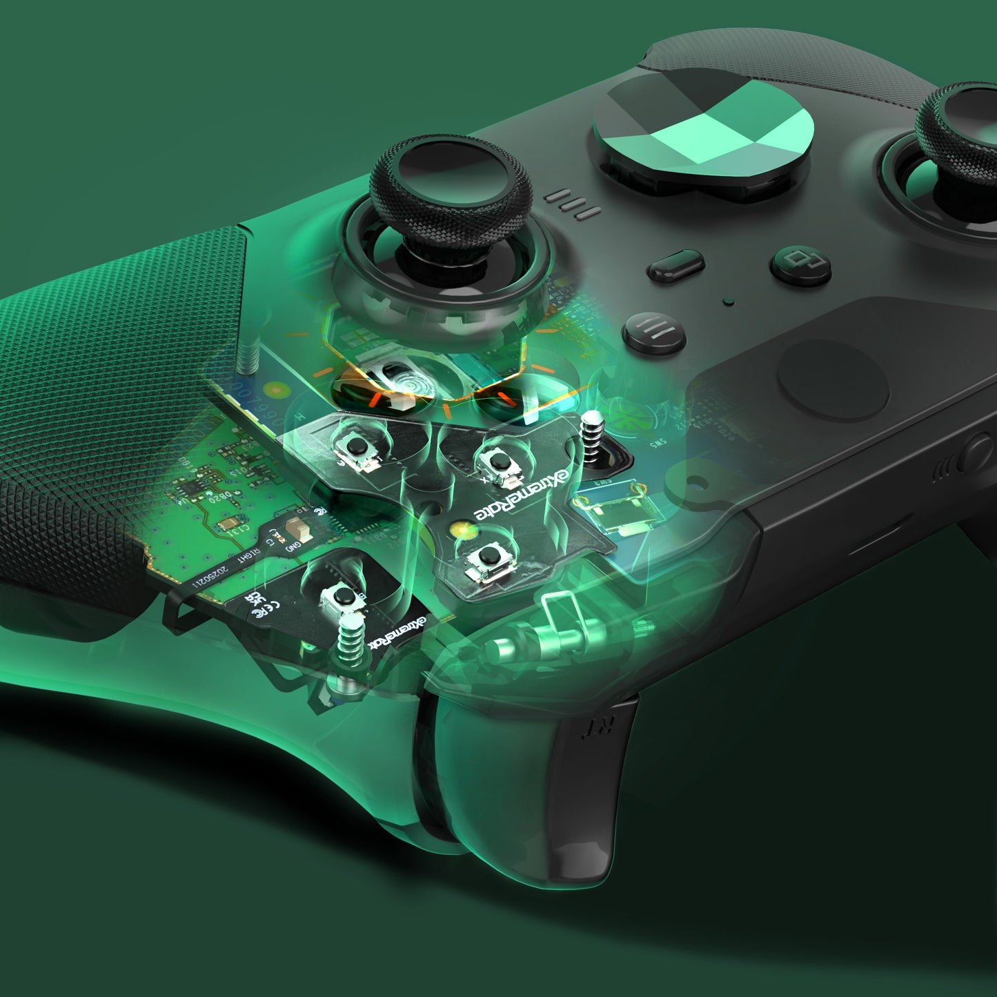 eXtremeRate Xbox Elite Series 2&Elite 2 Coreコントローラー(モデル1797)用Whole Clicky キット、ショルダーボタンおよび ABXY ボタン用、エルゴノミクス設計のタクタイルスイッチ LT RT A B X Y マウスクリックキット