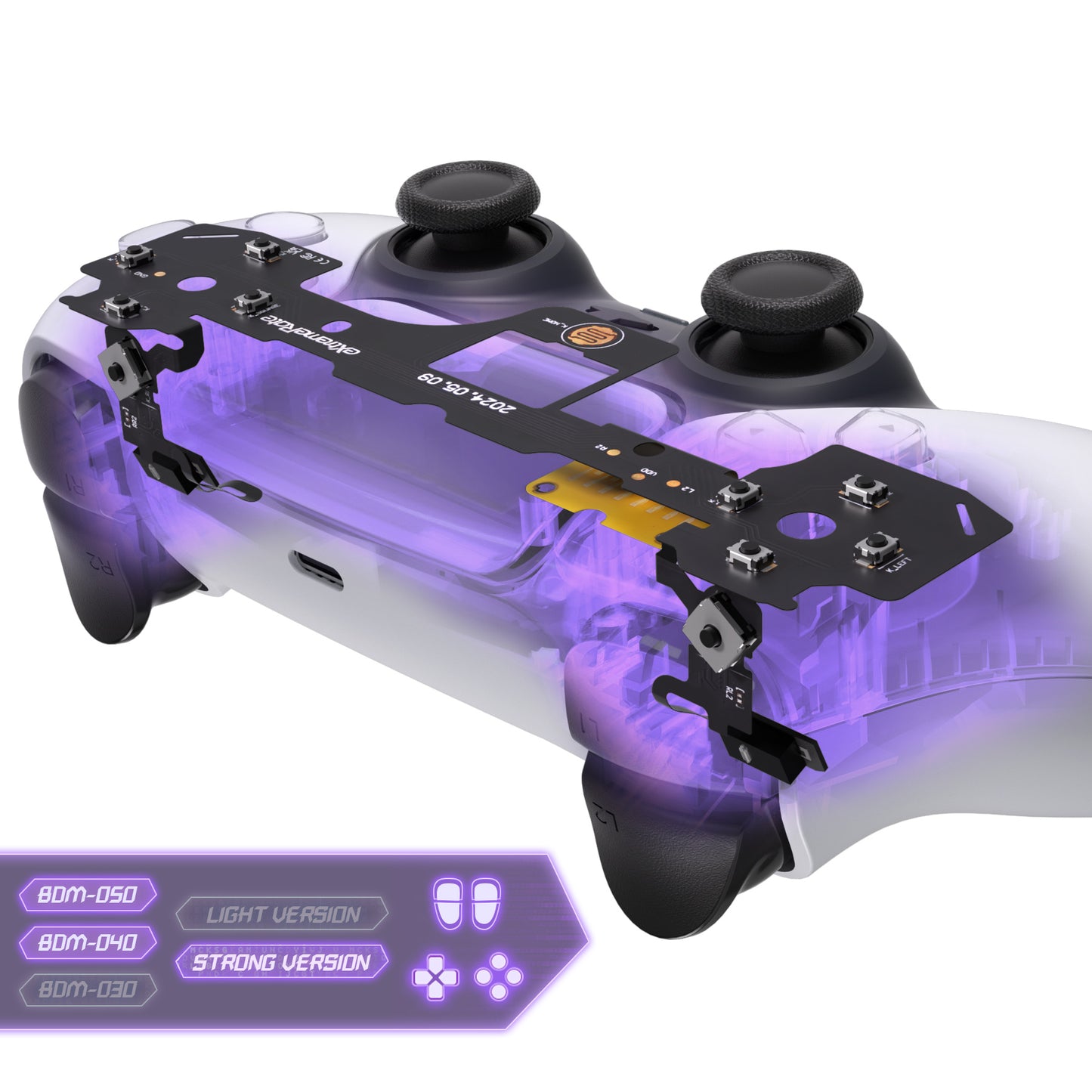 eXtremeRate PS5コントローラーBDM-040/050に対応用ストロングバージョンホールクリッキーキットV2