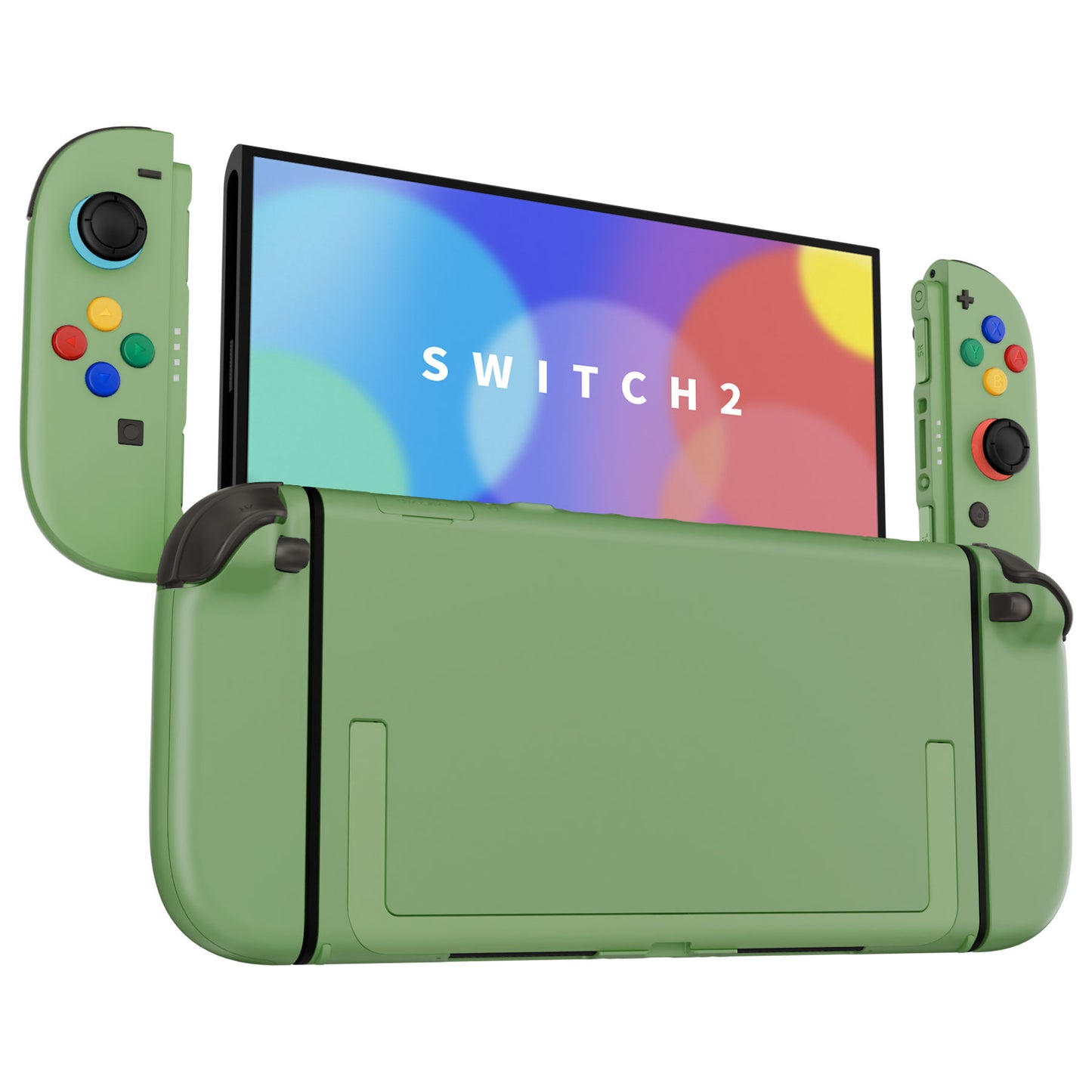 eXtremeRate Nintendo Switch 2対応交換フルセットシェル&ボタン - デラックス版【抹茶グリーン】