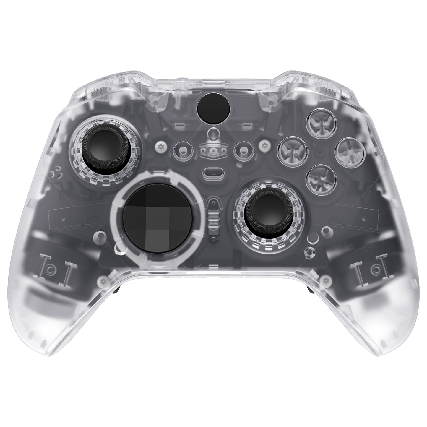 eXtremeRate Xbox One Elite Series 2&Elite 2 Coreコントローラー(モデル1797)用交換 フルセットシェル&ボタン【クリア】
