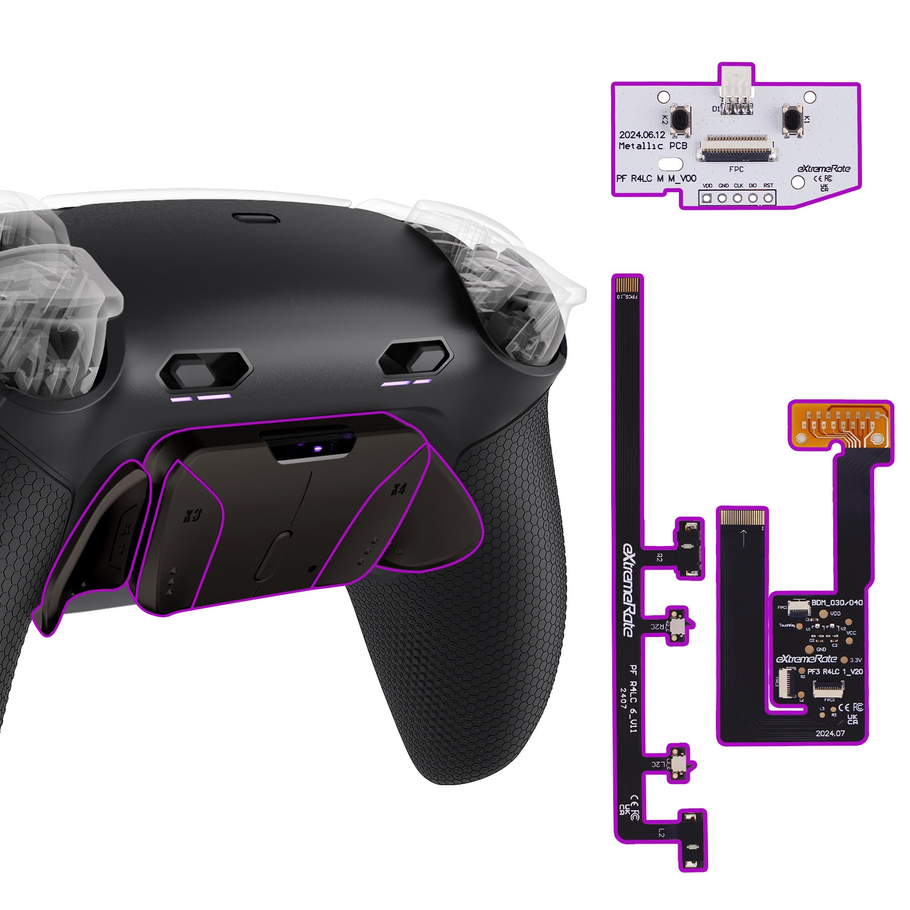 PS5☆純正ワイヤレスコントローラー☆ボタンカスタム☆BDM-030 PS5ワイヤレスコントローラー(Void Gaming・BDM-030)（連射機能