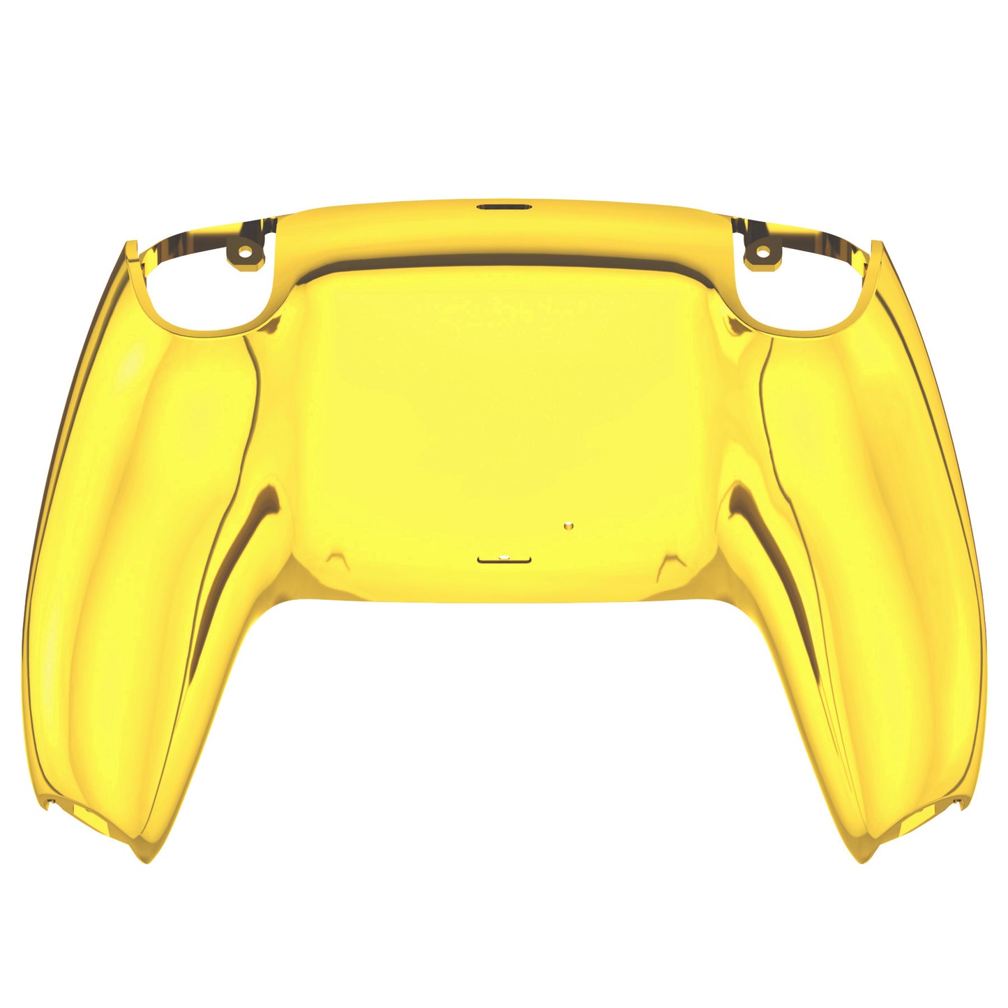 eXtremeRate PS5コントローラーBDM-010/020/030/040/050対応交換対応用バックハウジングボトムシェル【クロームゴールド】