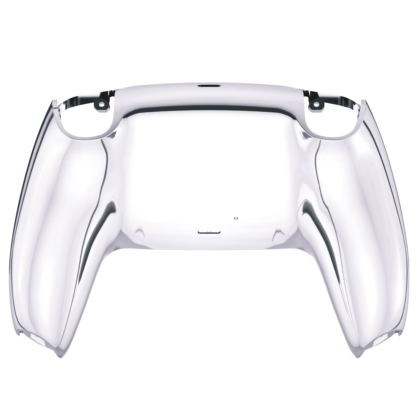 eXtremeRate PS5コントローラーBDM-010/020/030/040/050対応交換対応用バックハウジングボトムシェル【クロームシルバー】