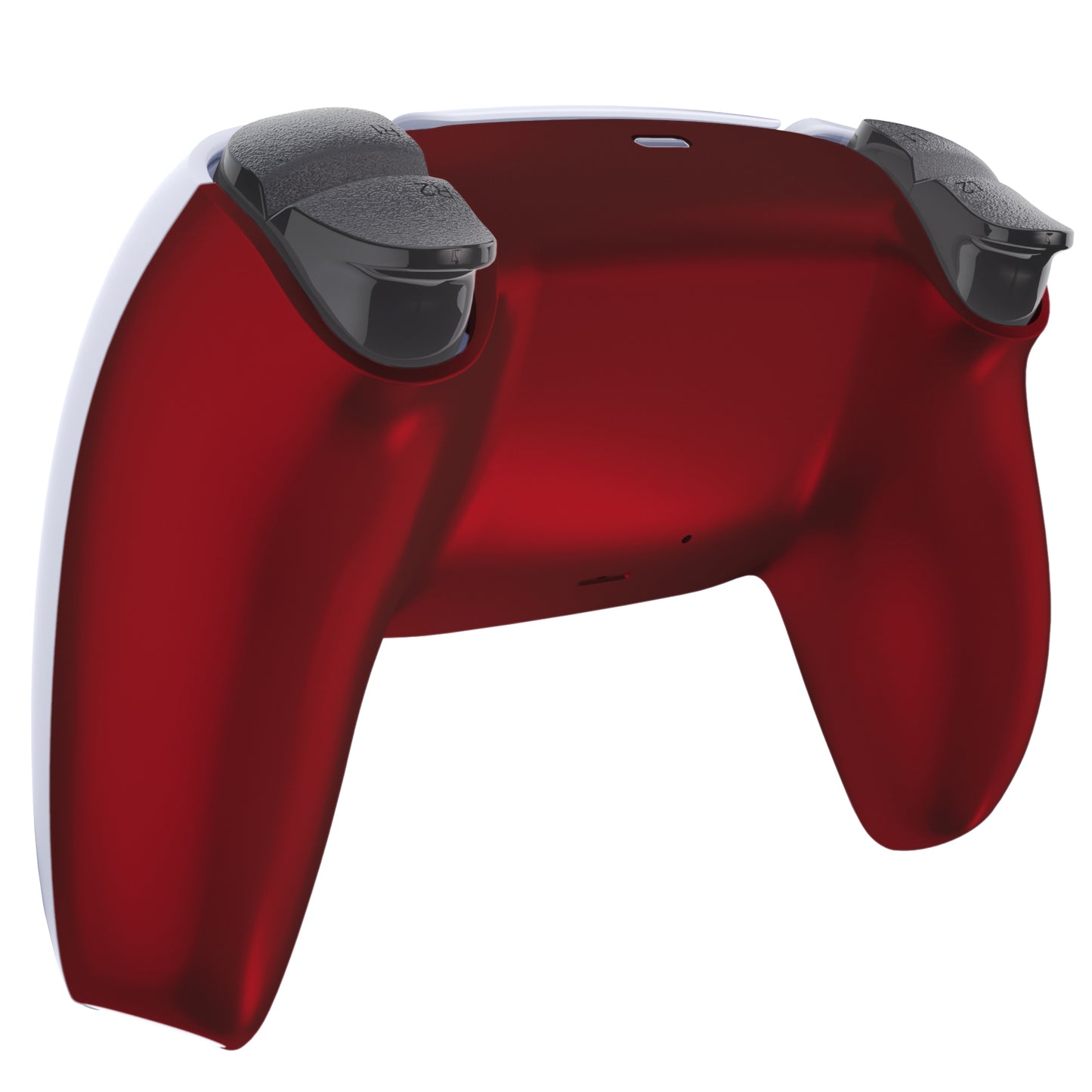 eXtremeRate PS5コントローラーBDM-010/020/030/040/050対応交換対応用バックハウジングボトムシェル【スカーレットレッド】