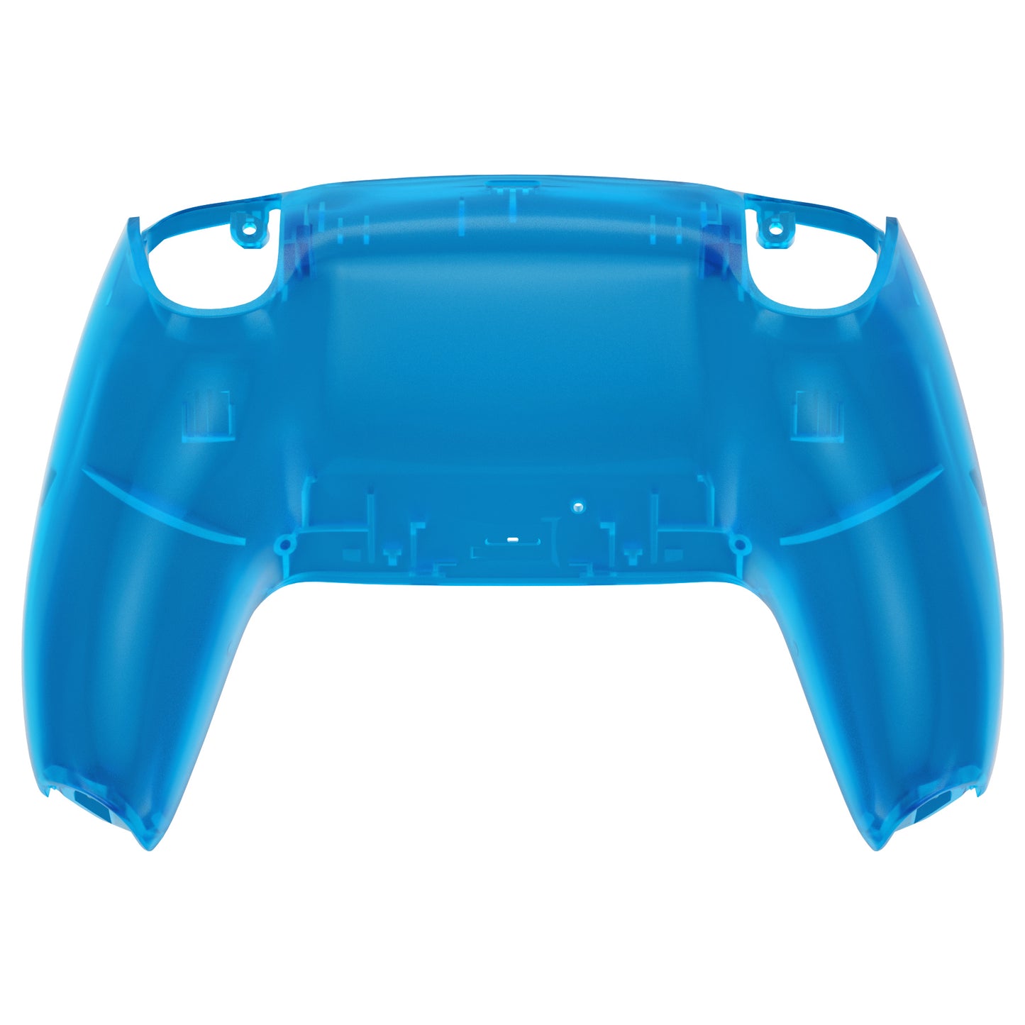eXtremeRate PS5コントローラーBDM-010/020/030/040/050対応交換対応用バックハウジングボトムシェル【クリアブルー】