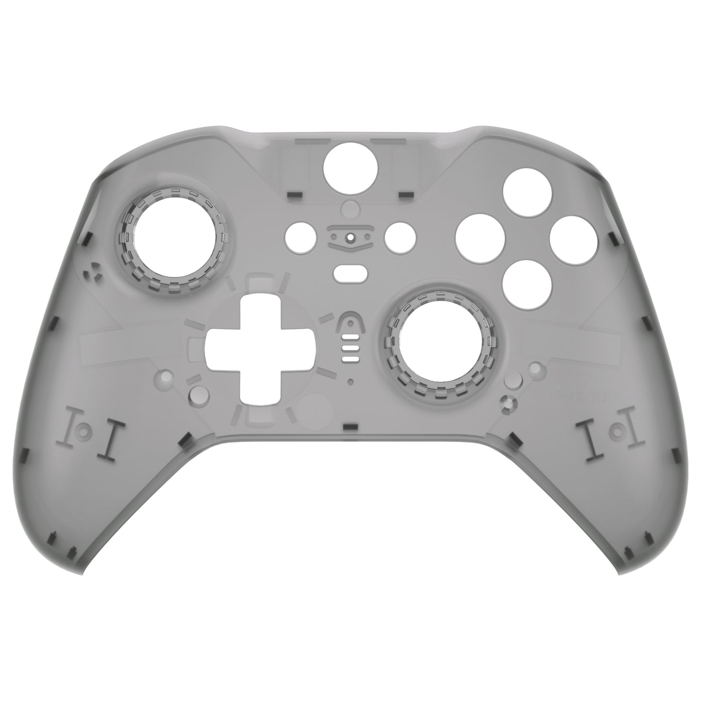 eXtremeRate Xbox One Elite Series 2&Elite 2 Coreコントローラー(モデル1797)用交換フロントハウジングシェルケース&アクセントリング【クリアブラック】