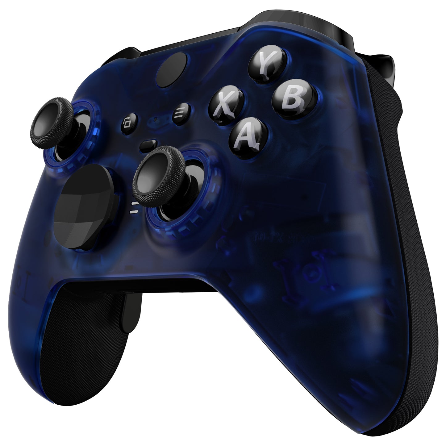 eXtremeRate Xbox One Elite Series 2&Elite 2 Coreコントローラー(モデル1797)用交換フロントハウジングシェルケース&アクセントリング【クリアブルー】