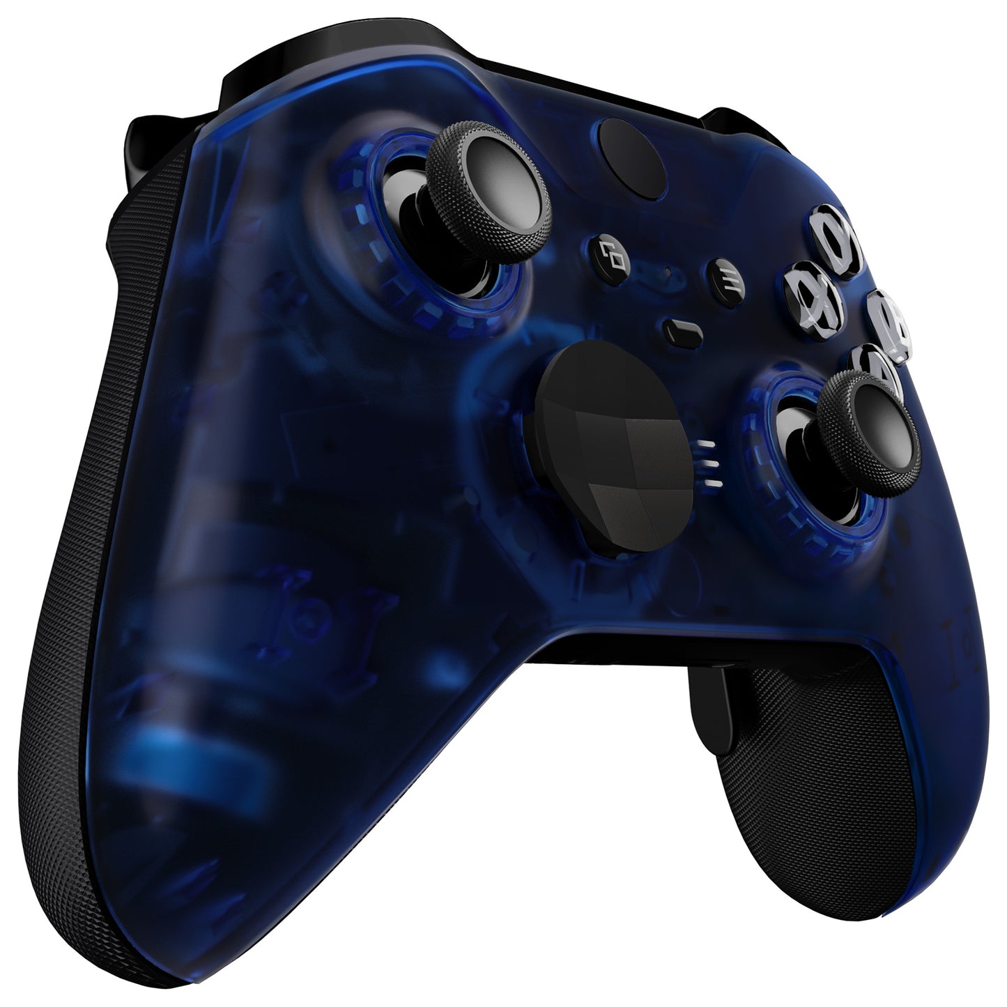 eXtremeRate Xbox One Elite Series 2&Elite 2 Coreコントローラー(モデル1797)用交換フロントハウジングシェルケース&アクセントリング【クリアブルー】