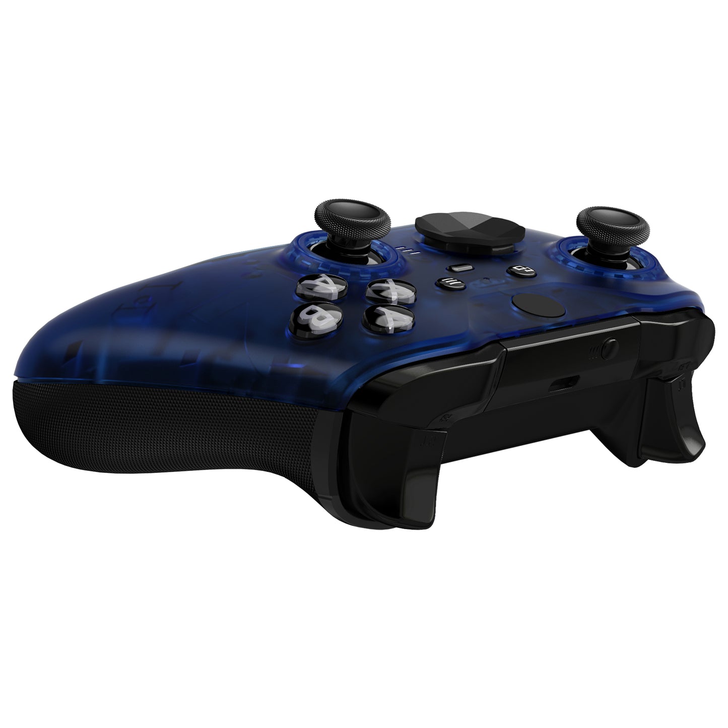 eXtremeRate Xbox One Elite Series 2&Elite 2 Coreコントローラー(モデル1797)用交換フロントハウジングシェルケース&アクセントリング【クリアブルー】