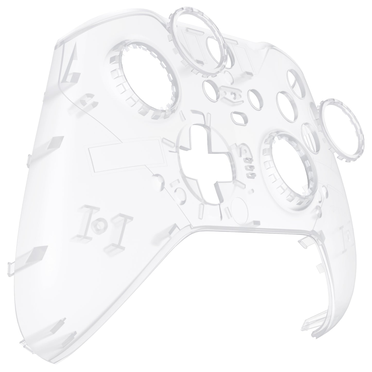 eXtremeRate Xbox One Elite Series 2&Elite 2 Coreコントローラー(モデル1797)用交換フロントハウジングシェルケース&アクセントリング【クリア】