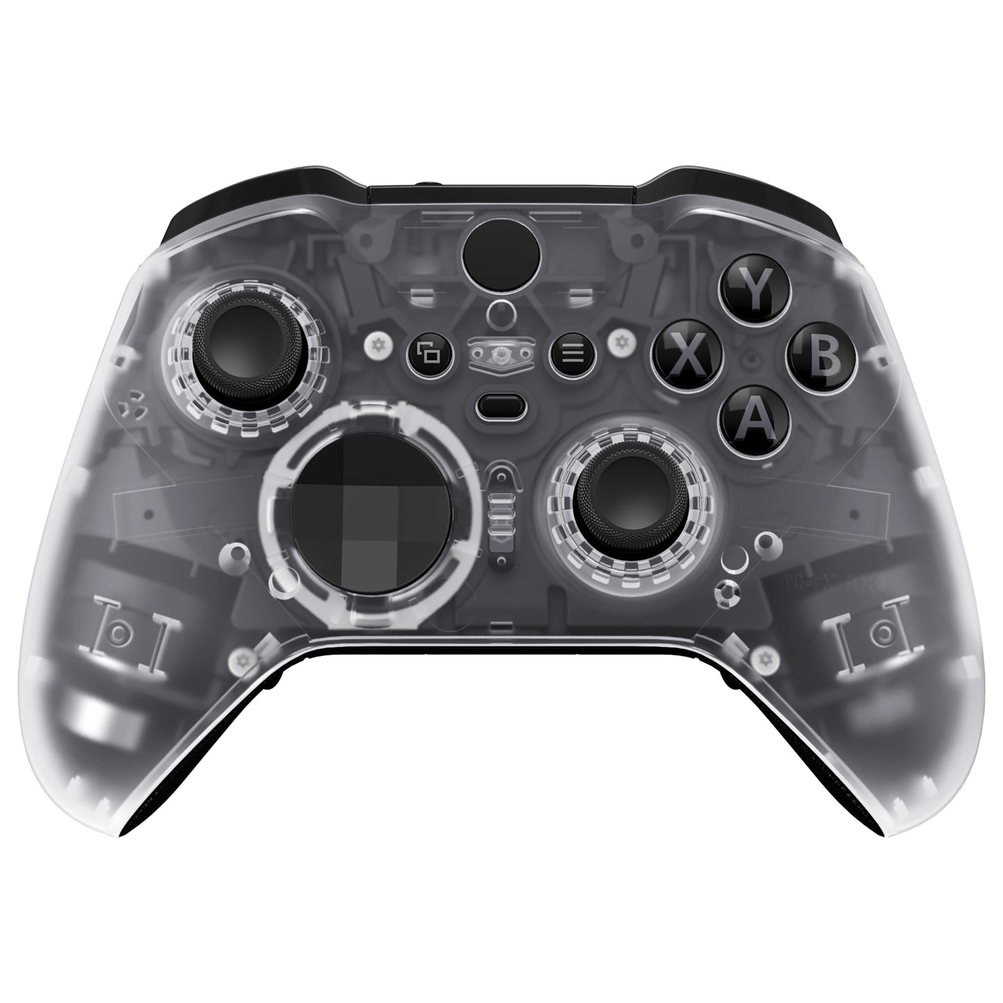 eXtremeRate Xbox One Elite Series 2&Elite 2 Coreコントローラー(モデル1797)用交換フロントハウジングシェルケース&アクセントリング【クリア】