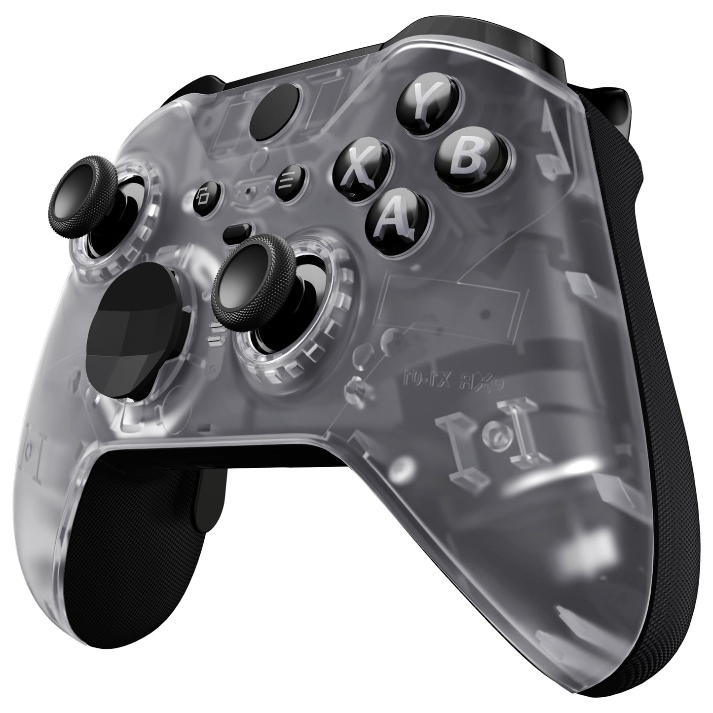 eXtremeRate Xbox One Elite Series 2&Elite 2 Coreコントローラー(モデル1797)用交換フロントハウジングシェルケース&アクセントリング【クリア】