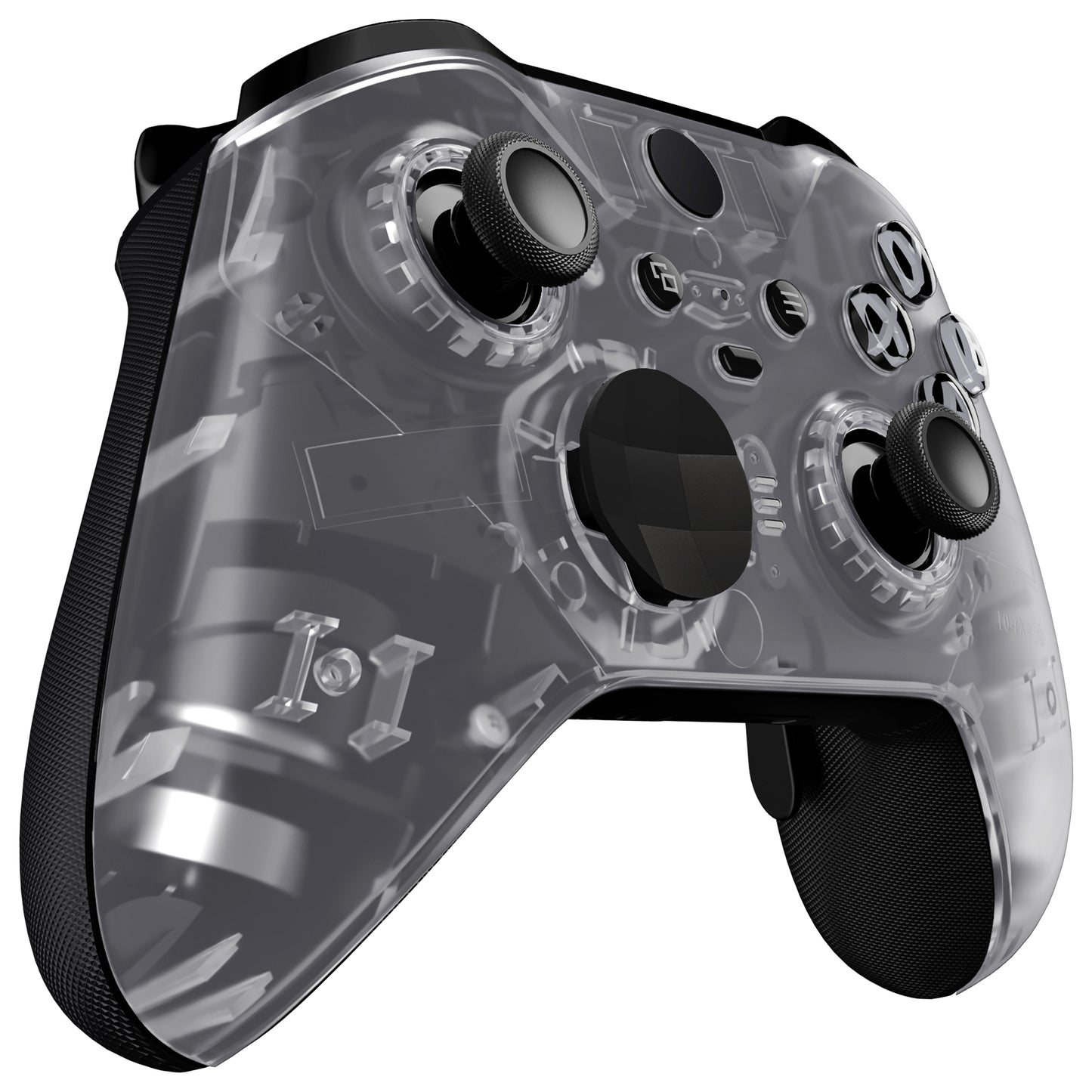 eXtremeRate Xbox One Elite Series 2&Elite 2 Coreコントローラー(モデル1797)用交換フロントハウジングシェルケース&アクセントリング【クリア】