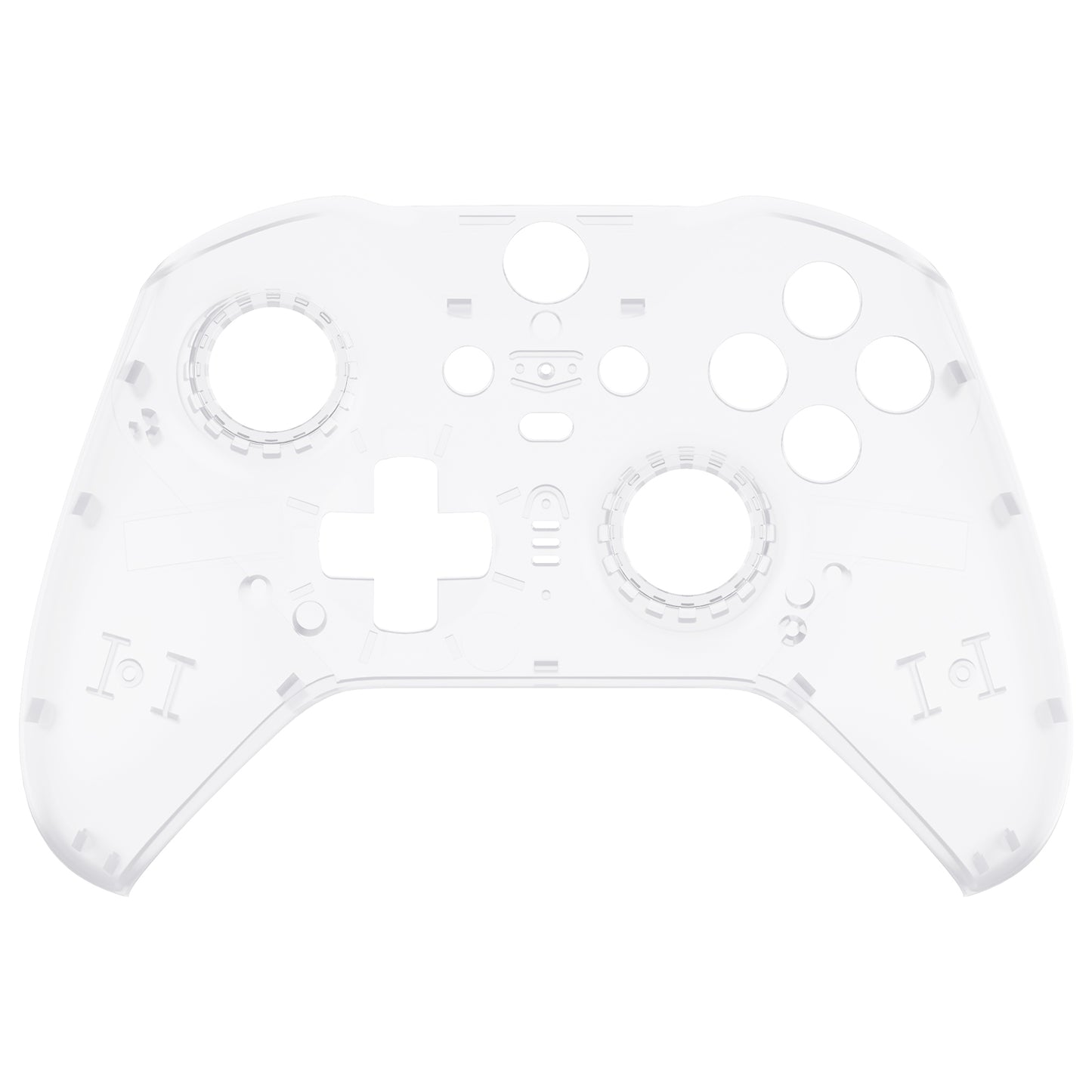 eXtremeRate Xbox One Elite Series 2&Elite 2 Coreコントローラー(モデル1797)用交換フロントハウジングシェルケース&アクセントリング【クリア】
