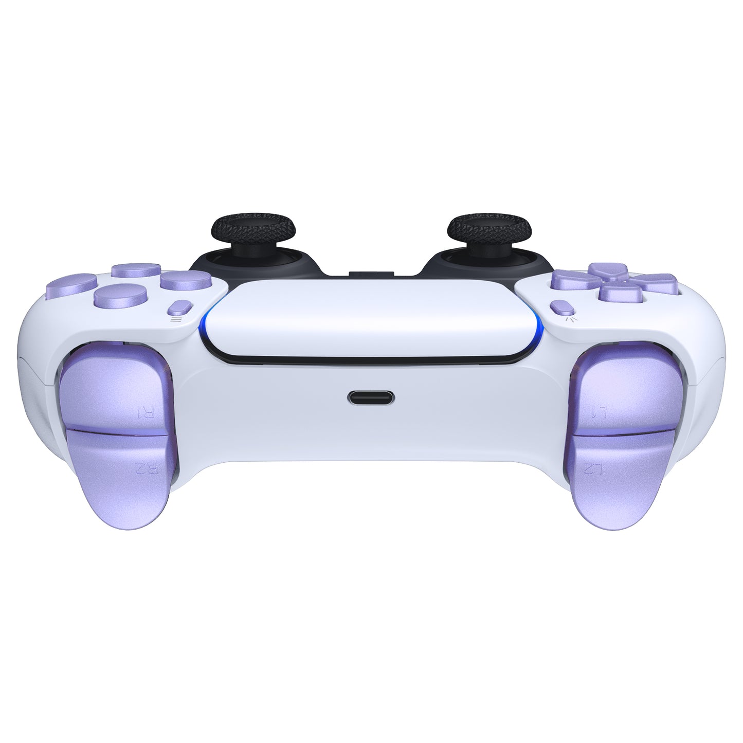 eXtremeRate PS5コントローラーBDM-010/020対応交換対応用フルセットボタン【メタリックスノーストームモーヴ】