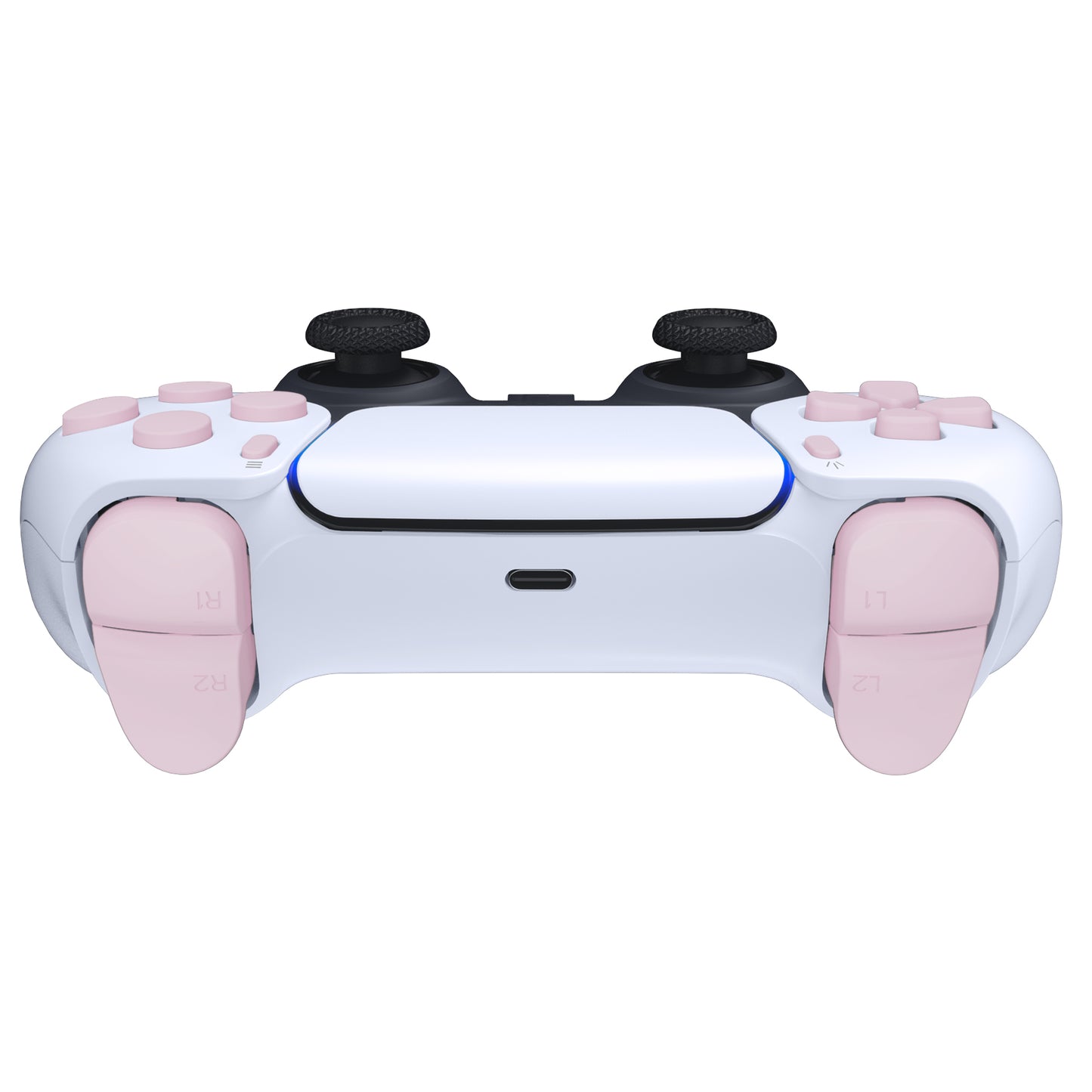 eXtremeRate PS5コントローラーBDM-010/020対応交換対応用フルセットボタン【桜ピンク】