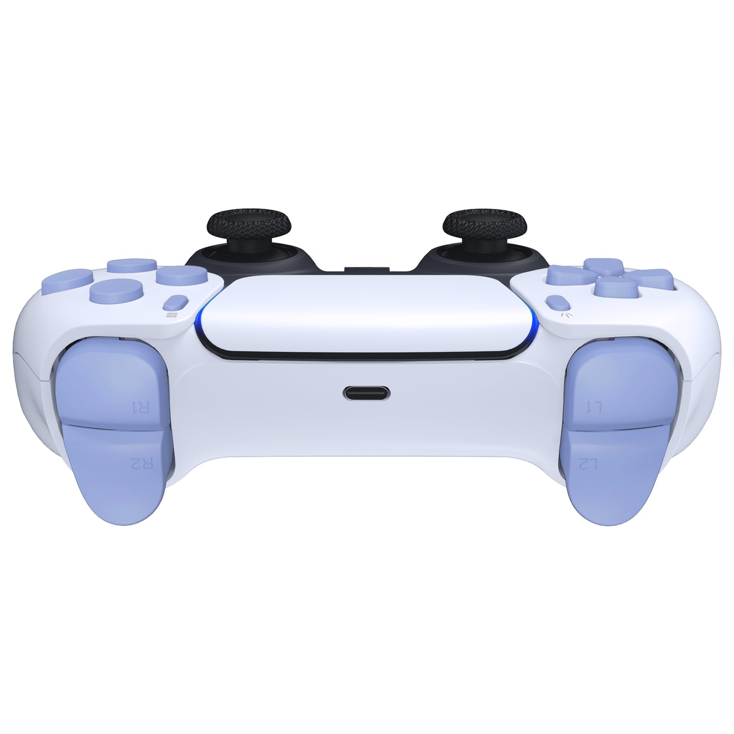 eXtremeRate PS5コントローラーBDM-010/020対応交換対応用フルセットボタン【ライトバイオレット】