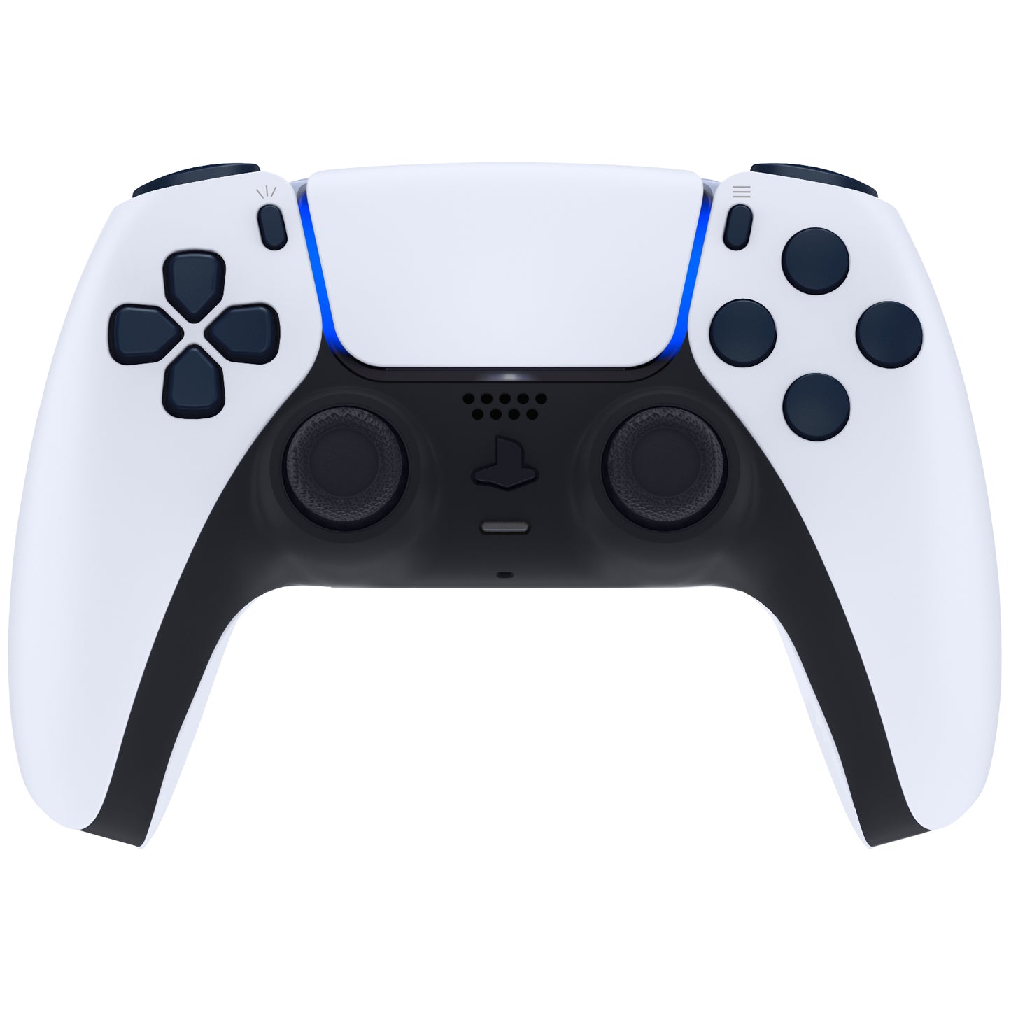 eXtremeRate PS5コントローラーBDM-010/020対応交換対応用フルセットボタン【ミッドナイトブルー】