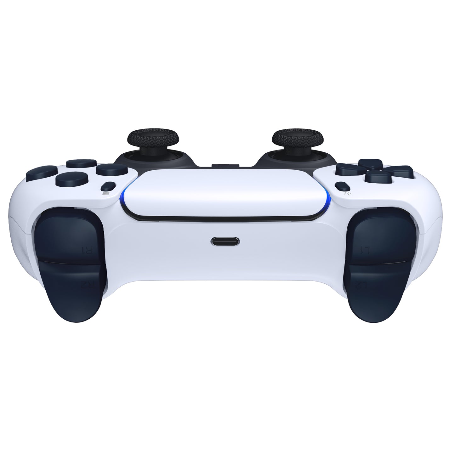 eXtremeRate PS5コントローラーBDM-010/020対応交換対応用フルセットボタン【ミッドナイトブルー】