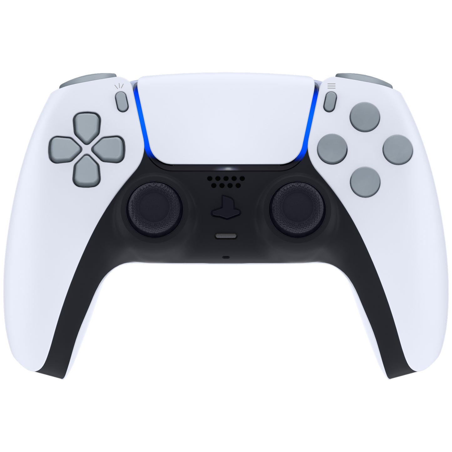 eXtremeRate PS5コントローラーBDM-010/020対応交換対応用フルセットボタン【ニューホープグレイ】
