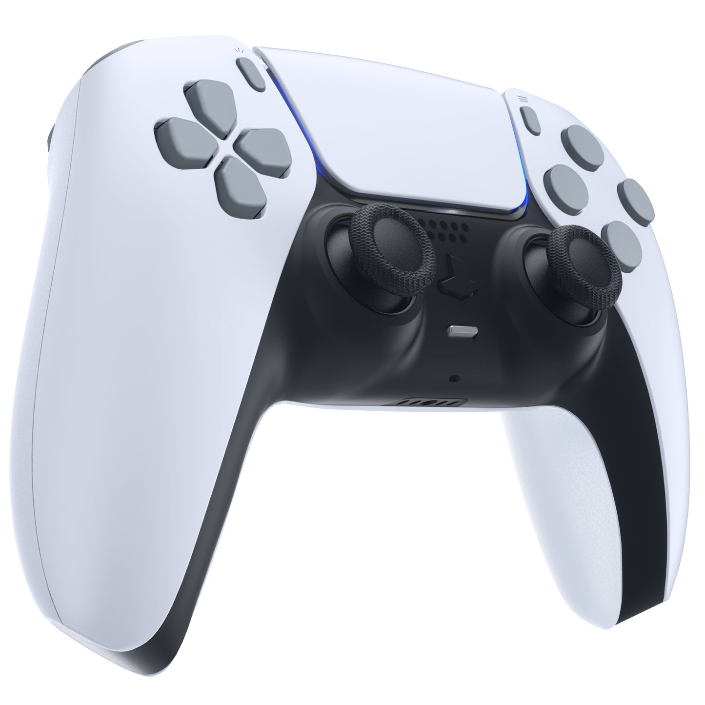 eXtremeRate PS5コントローラーBDM-010/020対応交換対応用フルセットボタン【ニューホープグレイ】