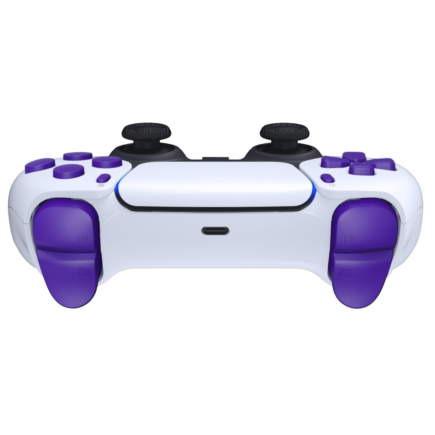 eXtremeRate PS5コントローラーBDM-010/020対応交換対応用フルセットボタン【パープル】