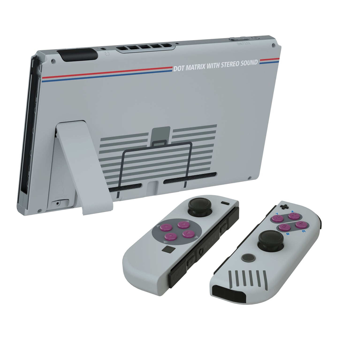 eXtremeRate Nintendo Switch用交換フルセットシェル&ボタン【クラシック1989 GB DMG-01】