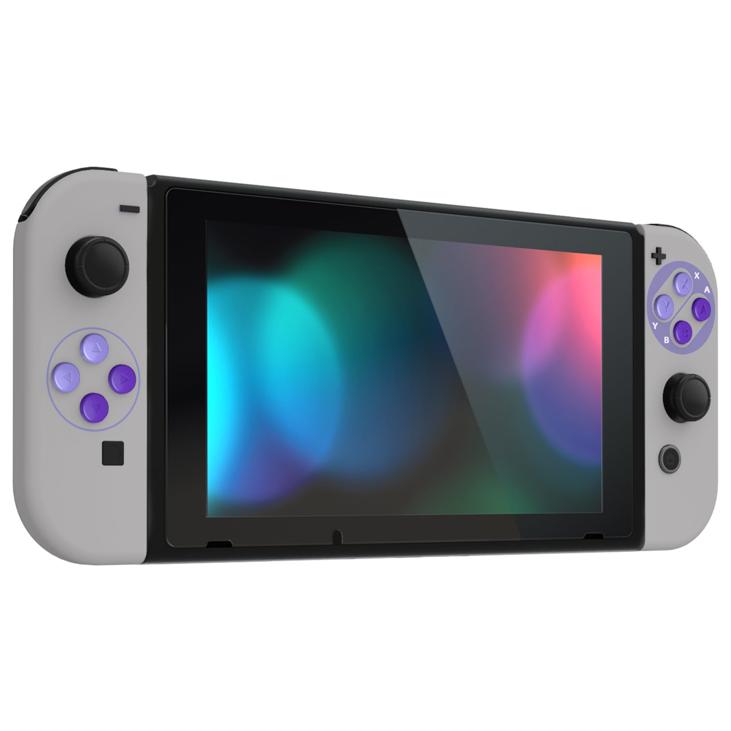 eXtremeRate Nintendo Switch用交換フルセットシェル&ボタン【クラシックSNESスタイル】