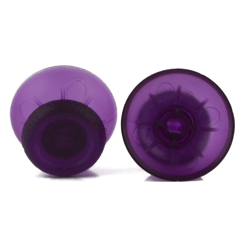 eXtremeRate Retail Clear Purple Custom Thumbsticks Analog Stick Part for ps4 Controll - P4J0114Q