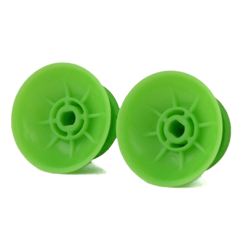 eXtremeRate Retail Solid Green Analog Thumbsticks Buttons Repair for ps4 Controller - P4J0103