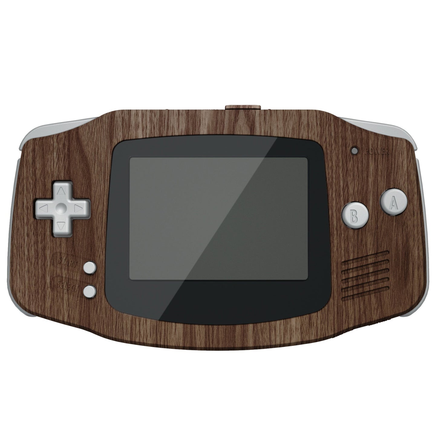 eXtremeRate Retail IPS Ready Upgraded Wood Grain GBA Replacement Shell Full Housing Cover Buttons for Gameboy Advance - Compatible with Both IPS & Standard LCD - Console & IPS Screen NOT Included - TAGS2001