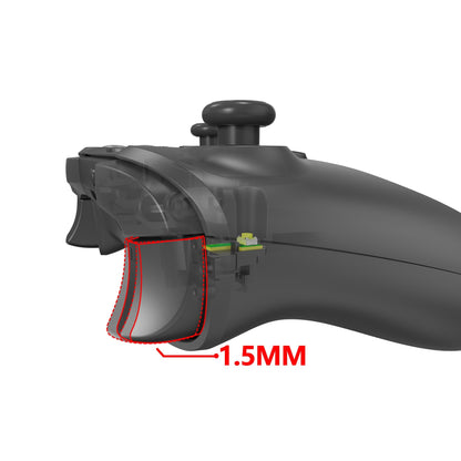 eXtremeRate Retail Clicky Hair Trigger Kit for Xbox One X/S Controller LT RT Shoulder Buttons, Custom Flashshot Trigger Stop Flex Cable for Xbox One X/S Controller Model 1708 - X1MD001