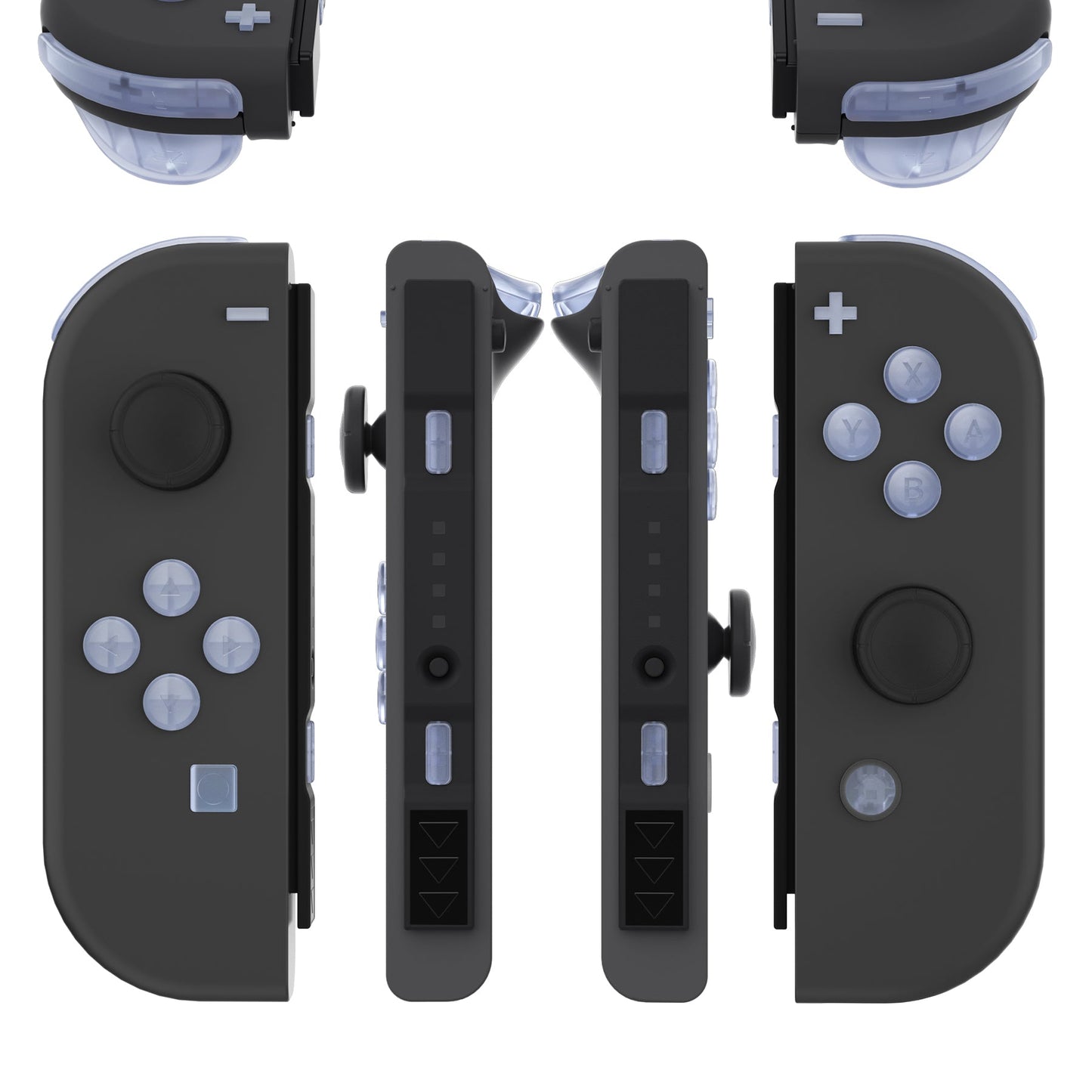 eXtremeRate Retail Glacier Blue Replacement DIY Colorful ABXY Buttons Directions Keys Repair Kits with Tools for NS Switch JoyCon & OLED JoyCon - JoyCon Shell NOT Included - AJ113