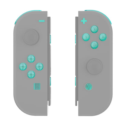 eXtremeRate Retail Emerald Green Replacement DIY Colorful ABXY Buttons Directions Keys Repair Kits with Tools for NS Switch JoyCon & OLED JoyCon - JoyCon Shell NOT Included - AJ115